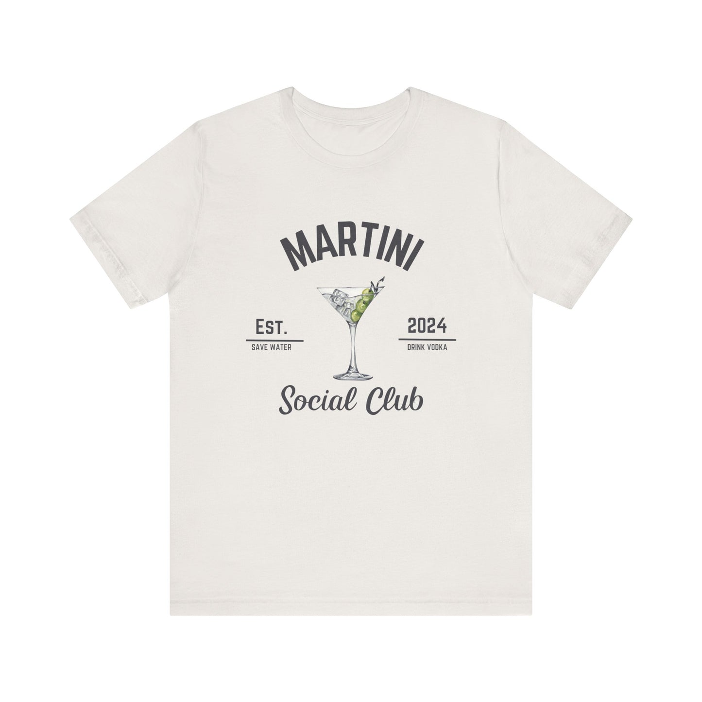 Martini Social Club Unisex Jersey Short Sleeve Tee