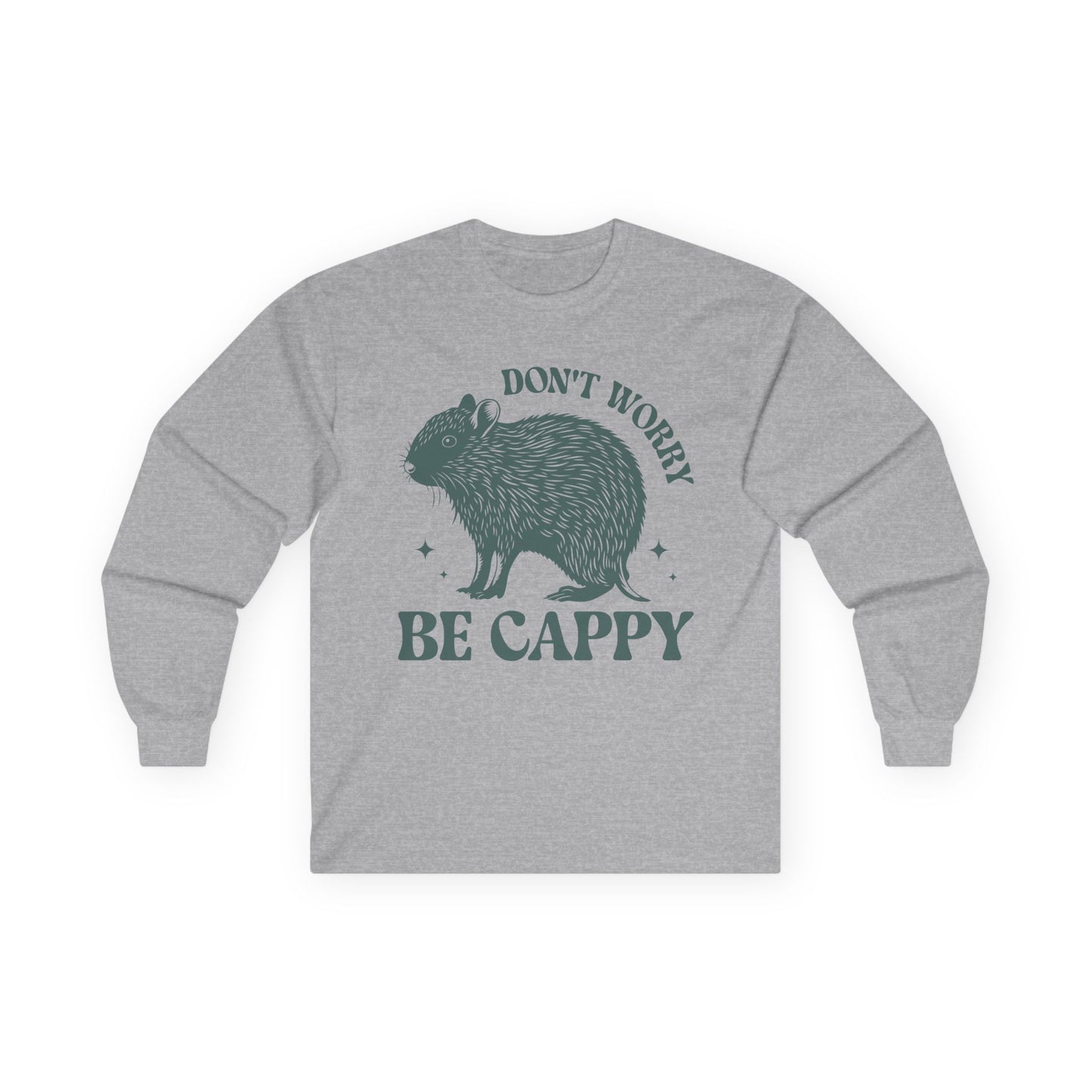 Funny Capybara Long Sleeve Tee