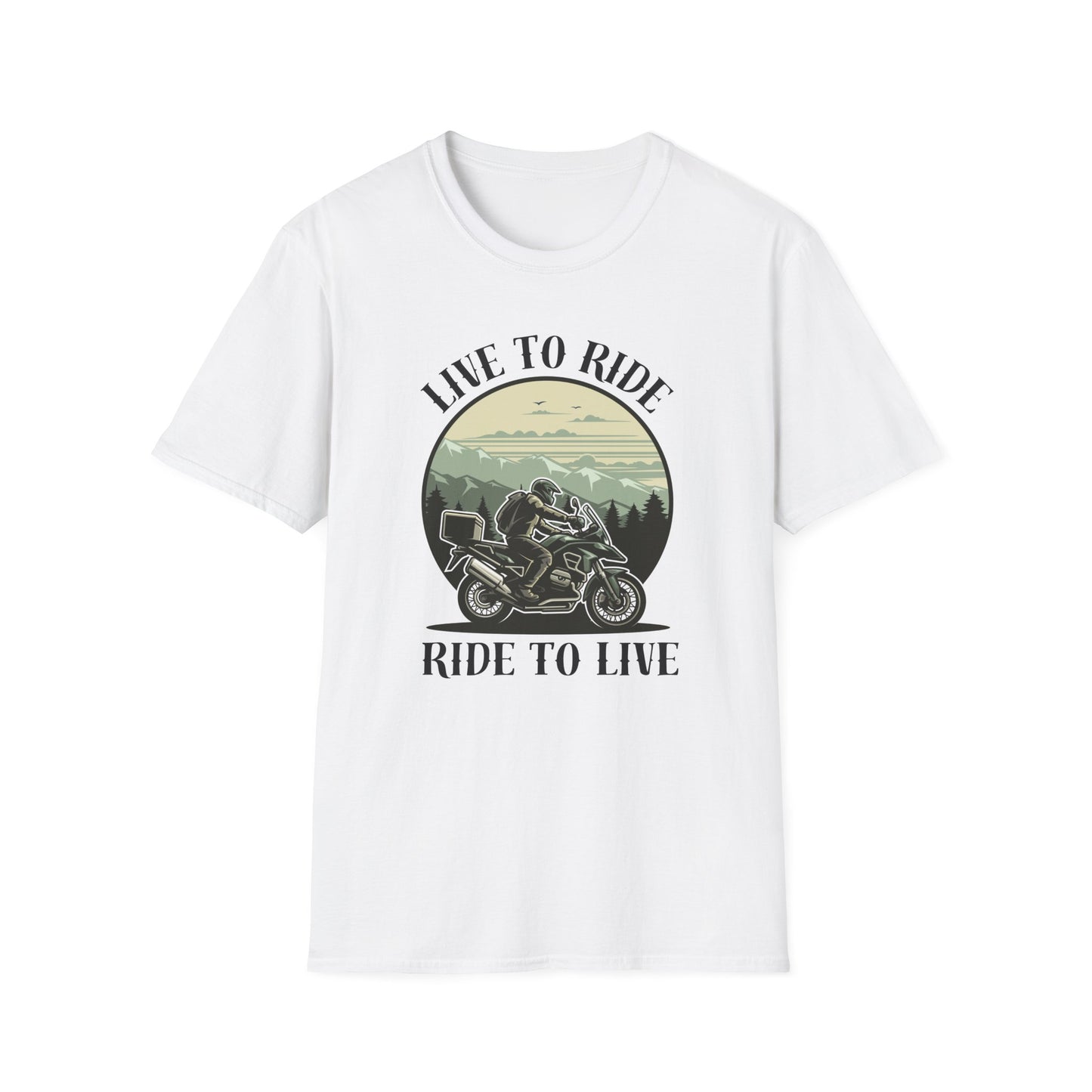 Live to Ride Unisex Softstyle T-Shirt