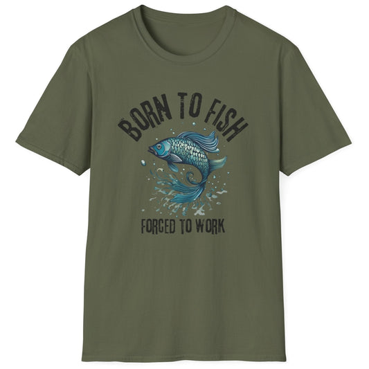 Born to Fish Unisex Softstyle T-Shirt