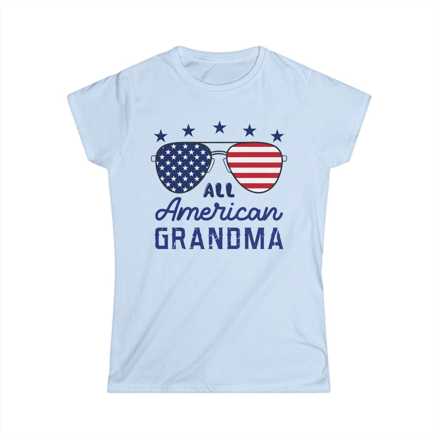 All American Grandma Women's Softstyle Tee