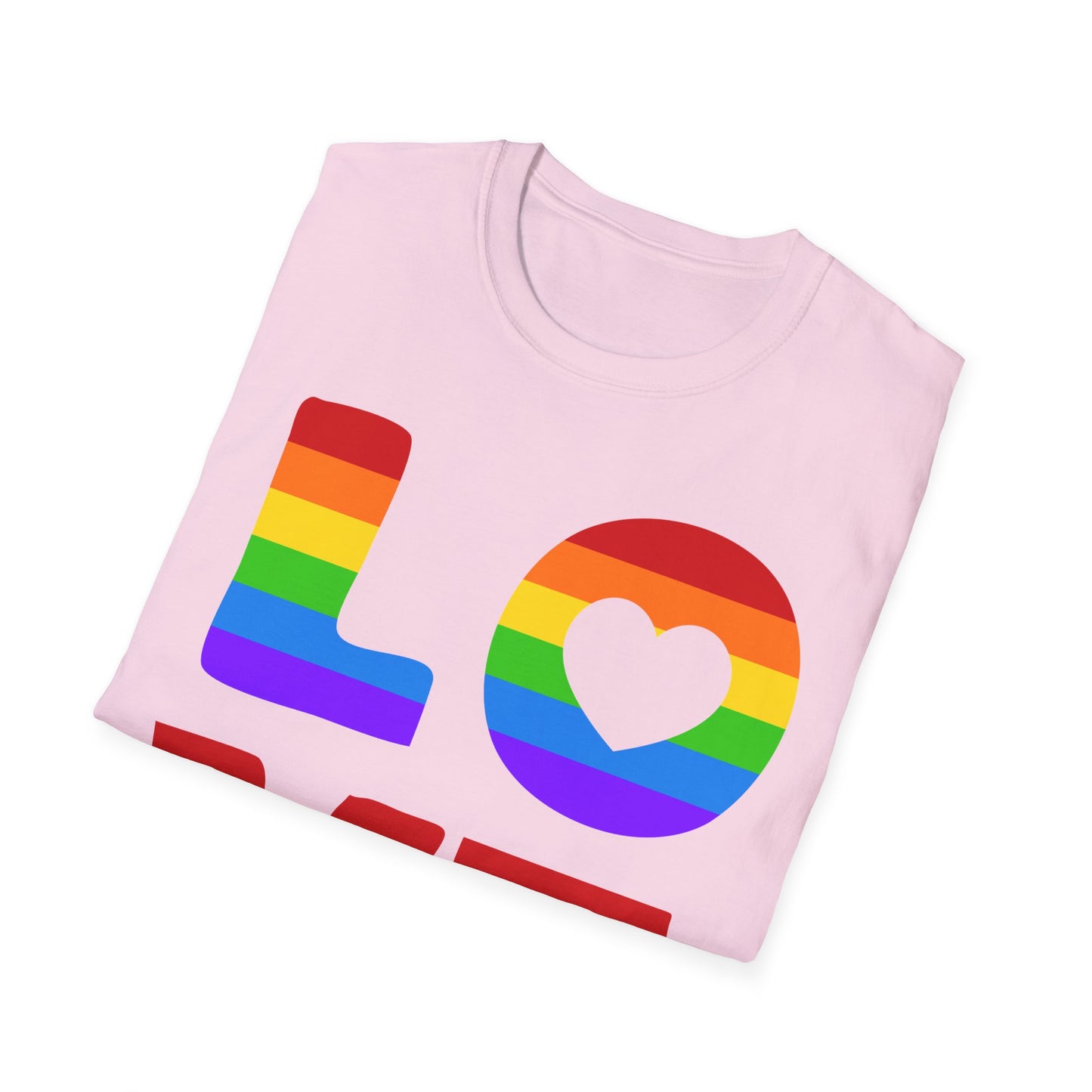 Love Pride Unisex Softstyle T-Shirt