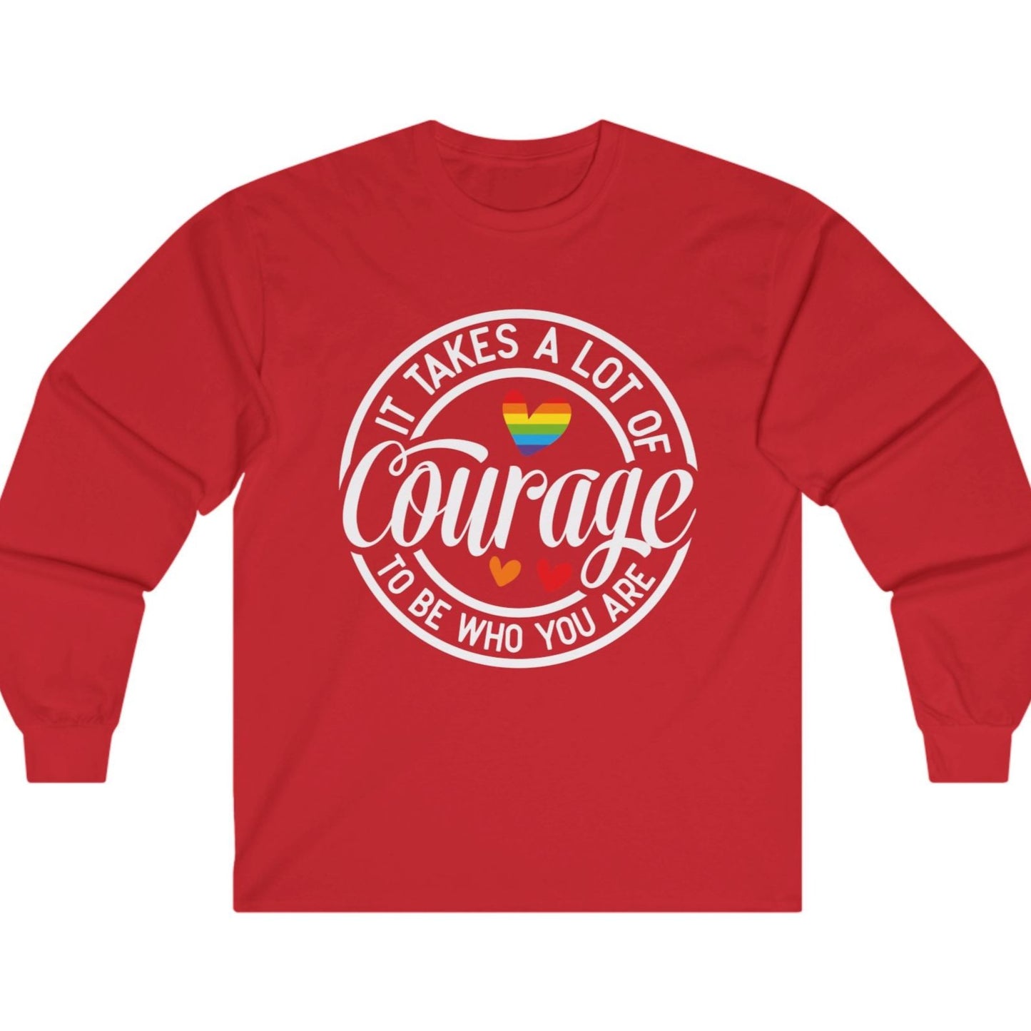 Courage Pride Unisex Ultra Cotton Long Sleeve Tee