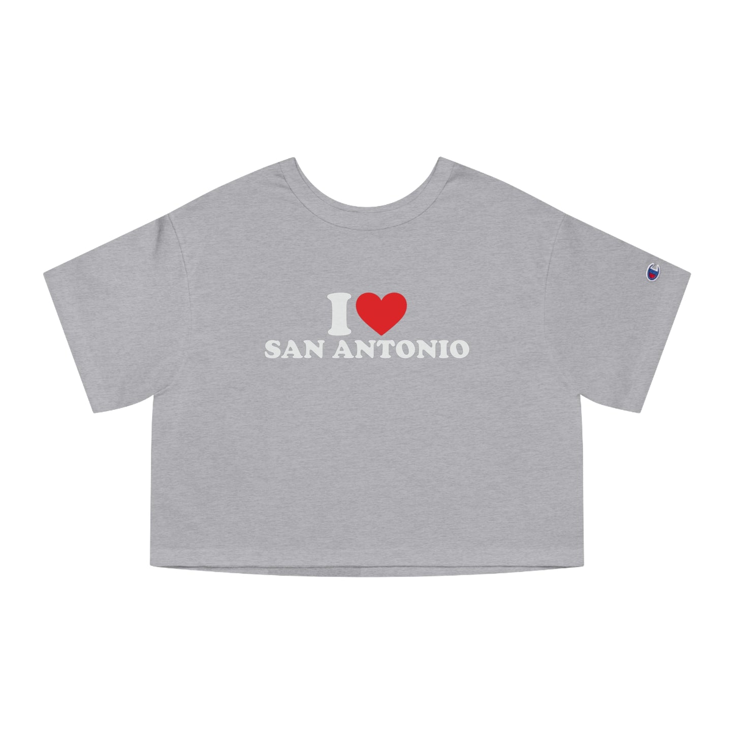 San Antonio Champion Women's Heritage Cropped T-Shirt