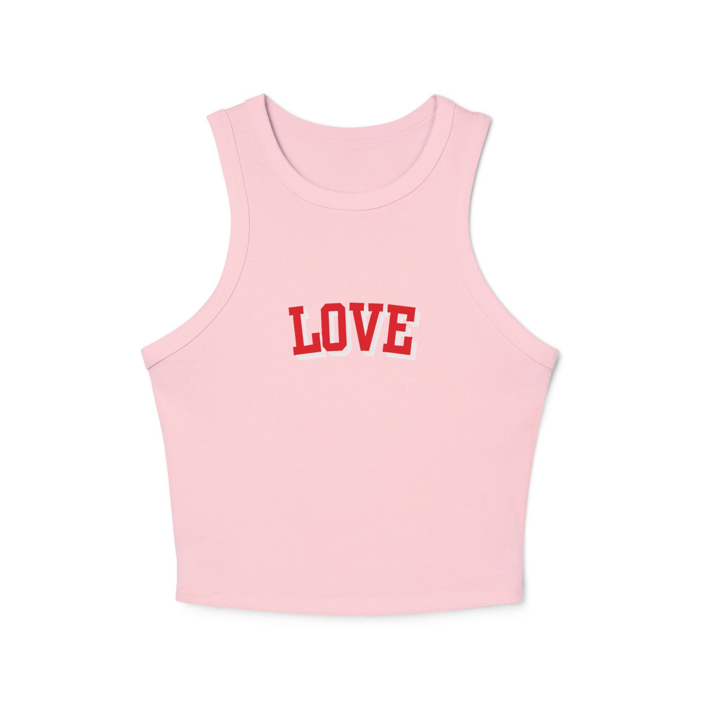 Love Women's Micro Rib Racer Tank Top