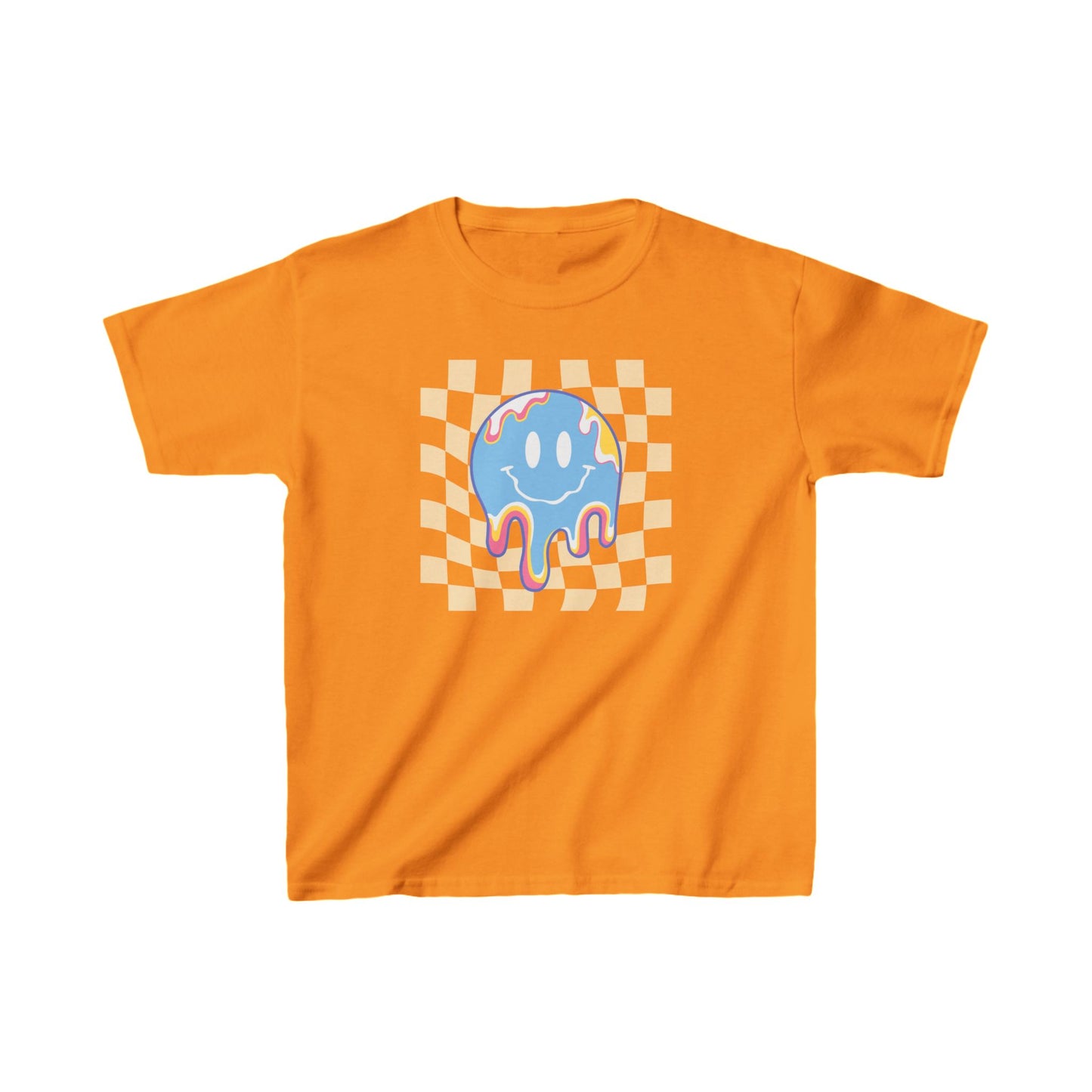 Retro Smiley Kids Face Heavy Cotton™ Tee