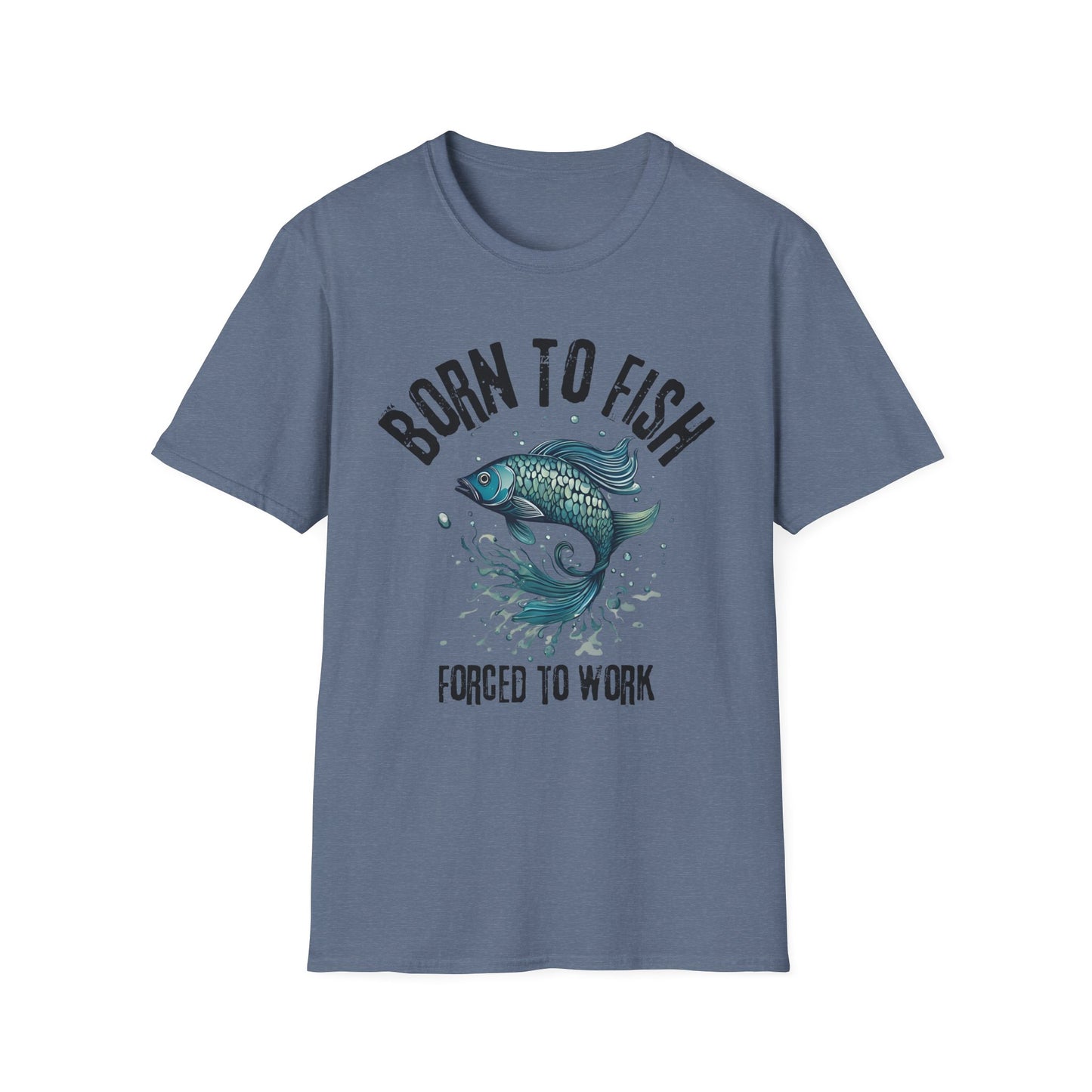 Born to Fish Unisex Softstyle T-Shirt