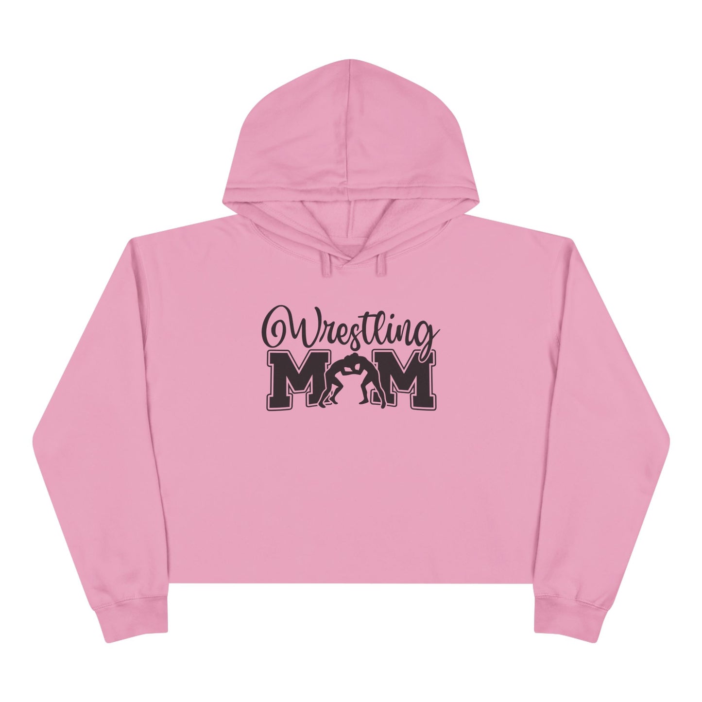 Wrestling Mom Crop Hoodie