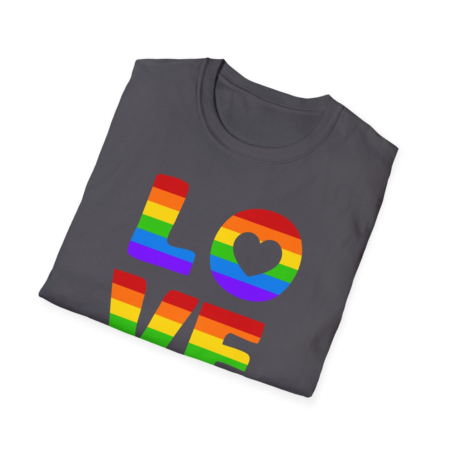 Love Pride Unisex Softstyle T-Shirt