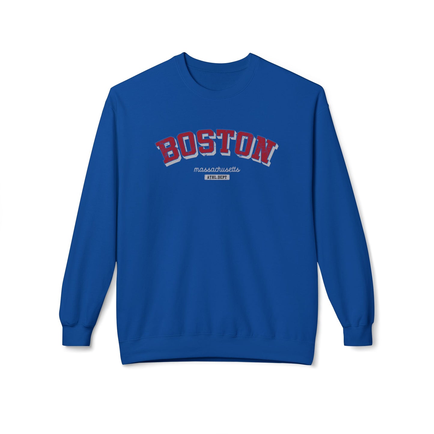 Boston Unisex Midweight Softstyle Fleece Crewneck Sweatshirt