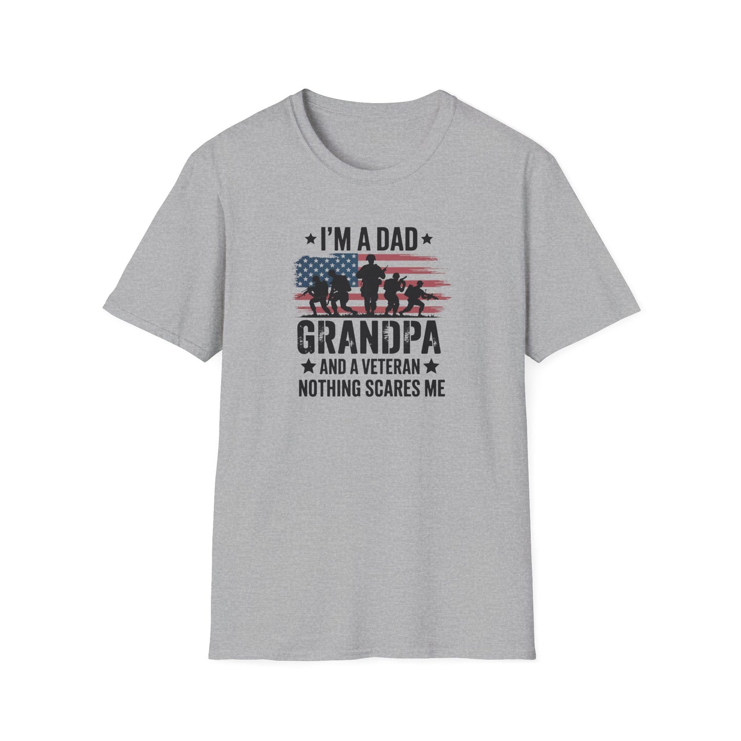 Dad, Grandpa, Veteran Unisex Softstyle T-Shirt