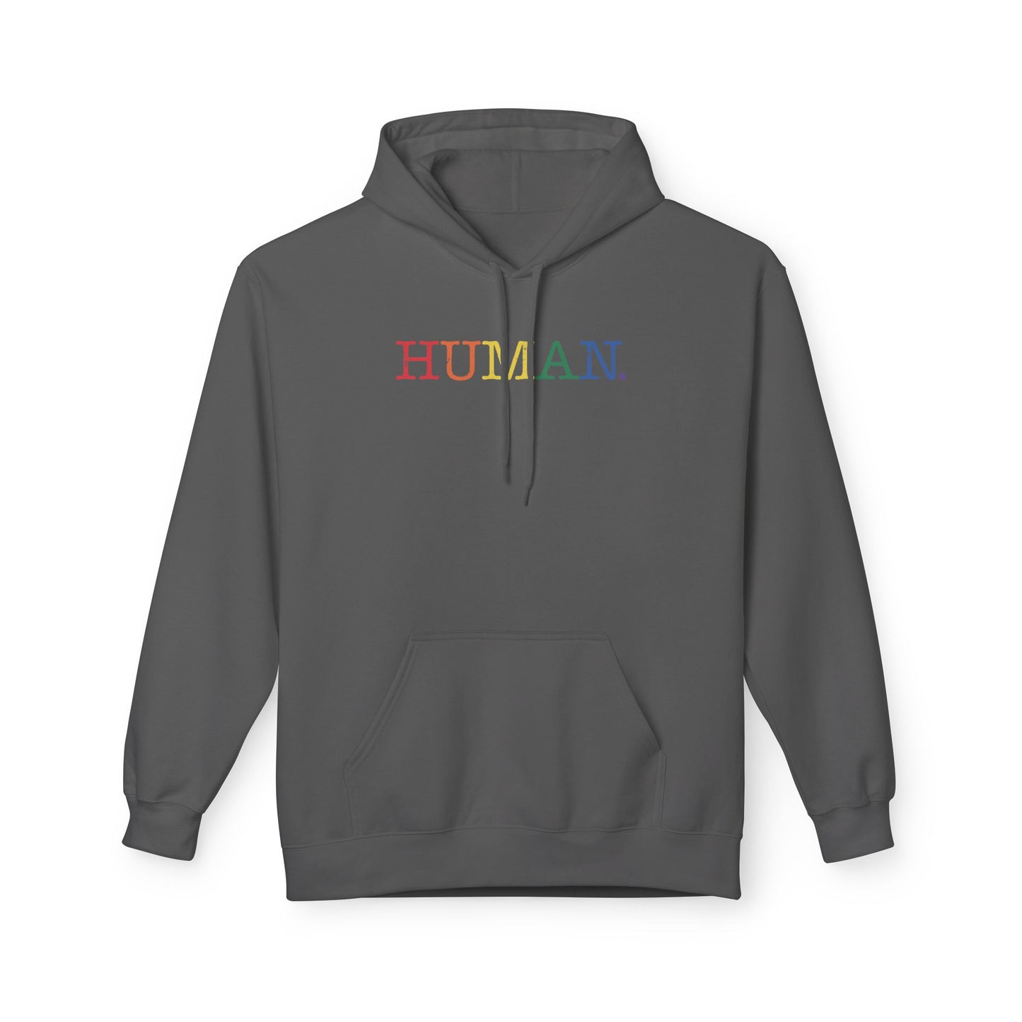 Human Rainbow Unisex Midweight Softstyle Fleece Hoodie