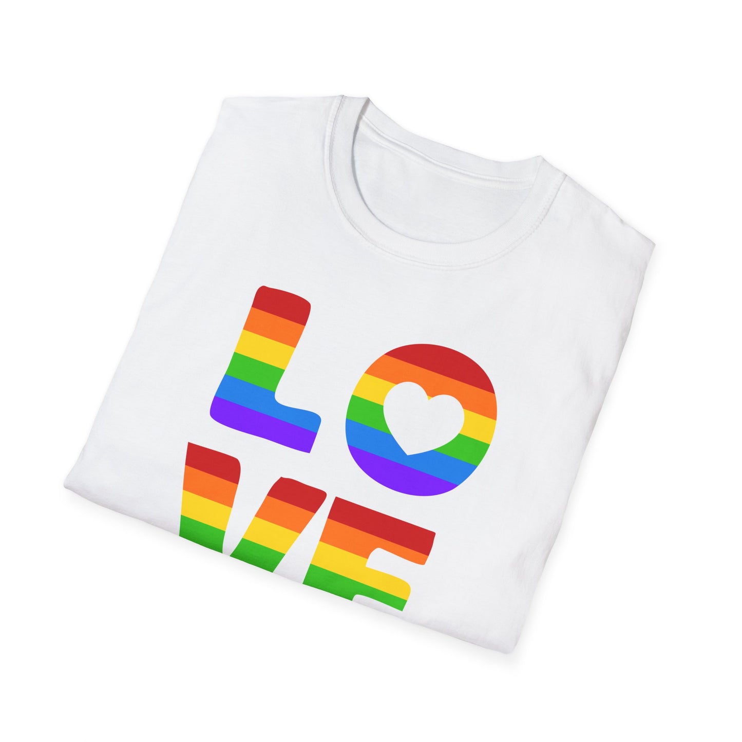 Love Pride Unisex Softstyle T-Shirt