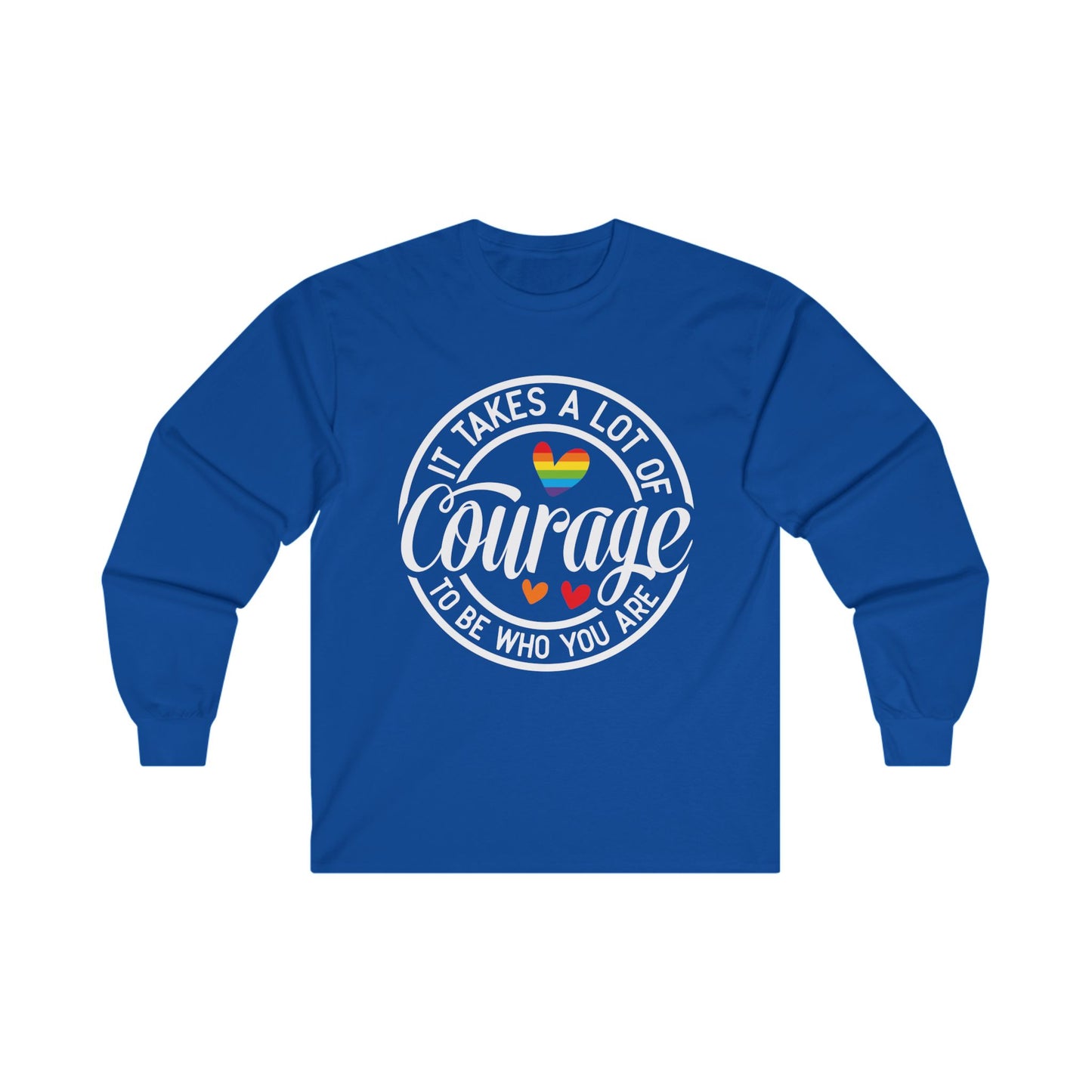 Courage Pride Unisex Ultra Cotton Long Sleeve Tee