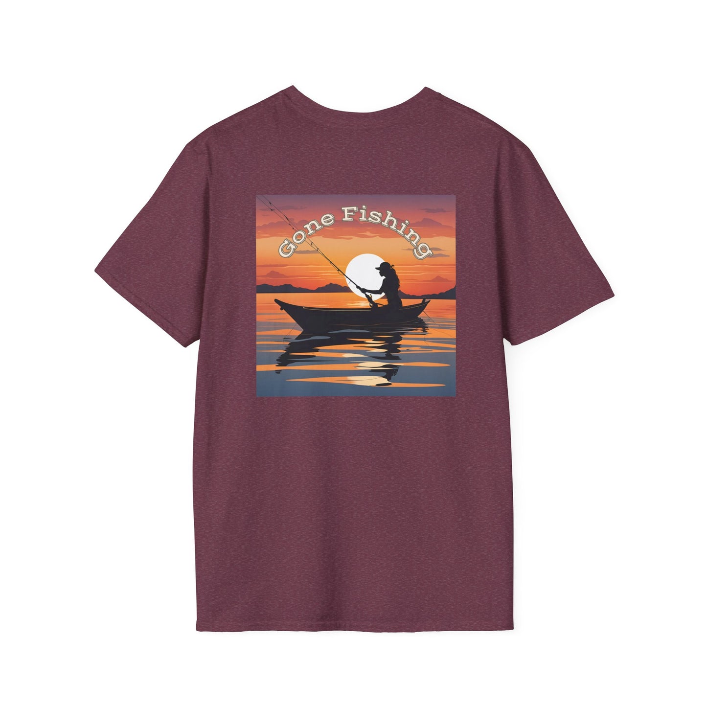 Gone Fishing Unisex Softstyle T-Shirt