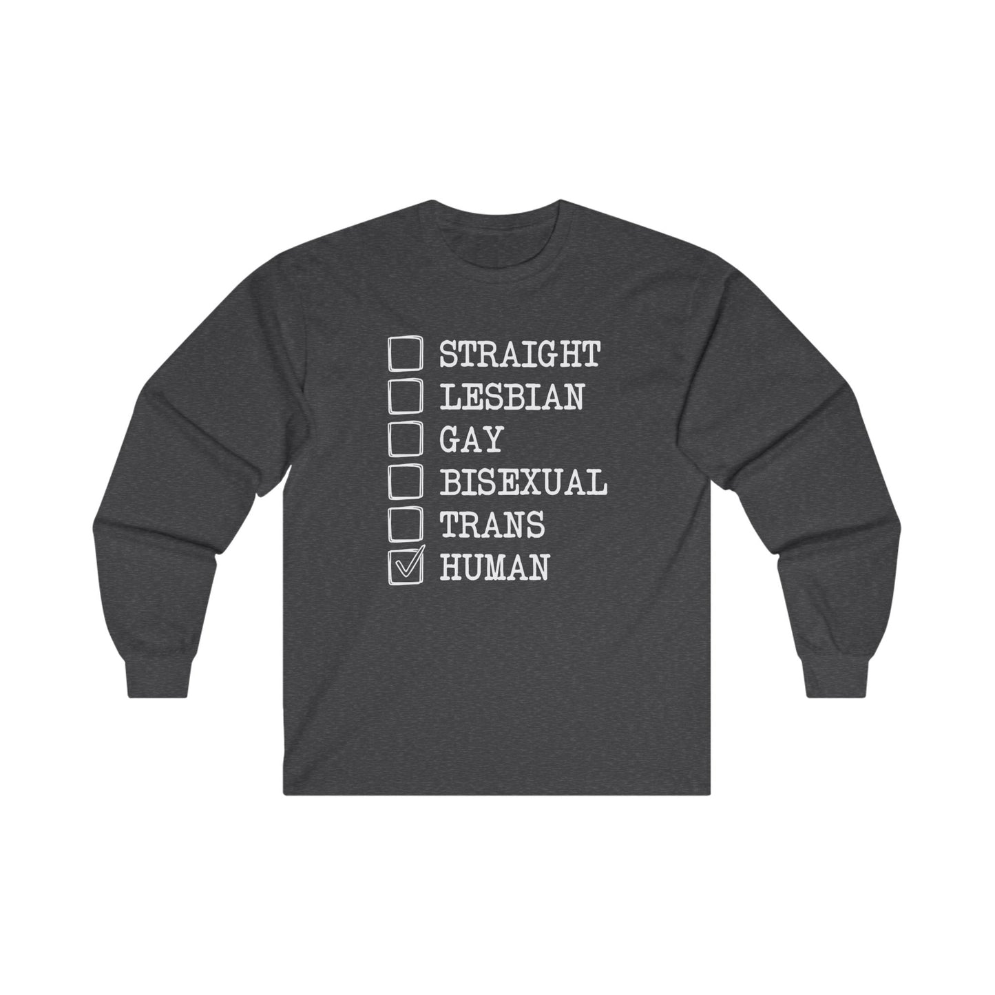 Human Pride Unisex Ultra Cotton Long Sleeve Tee