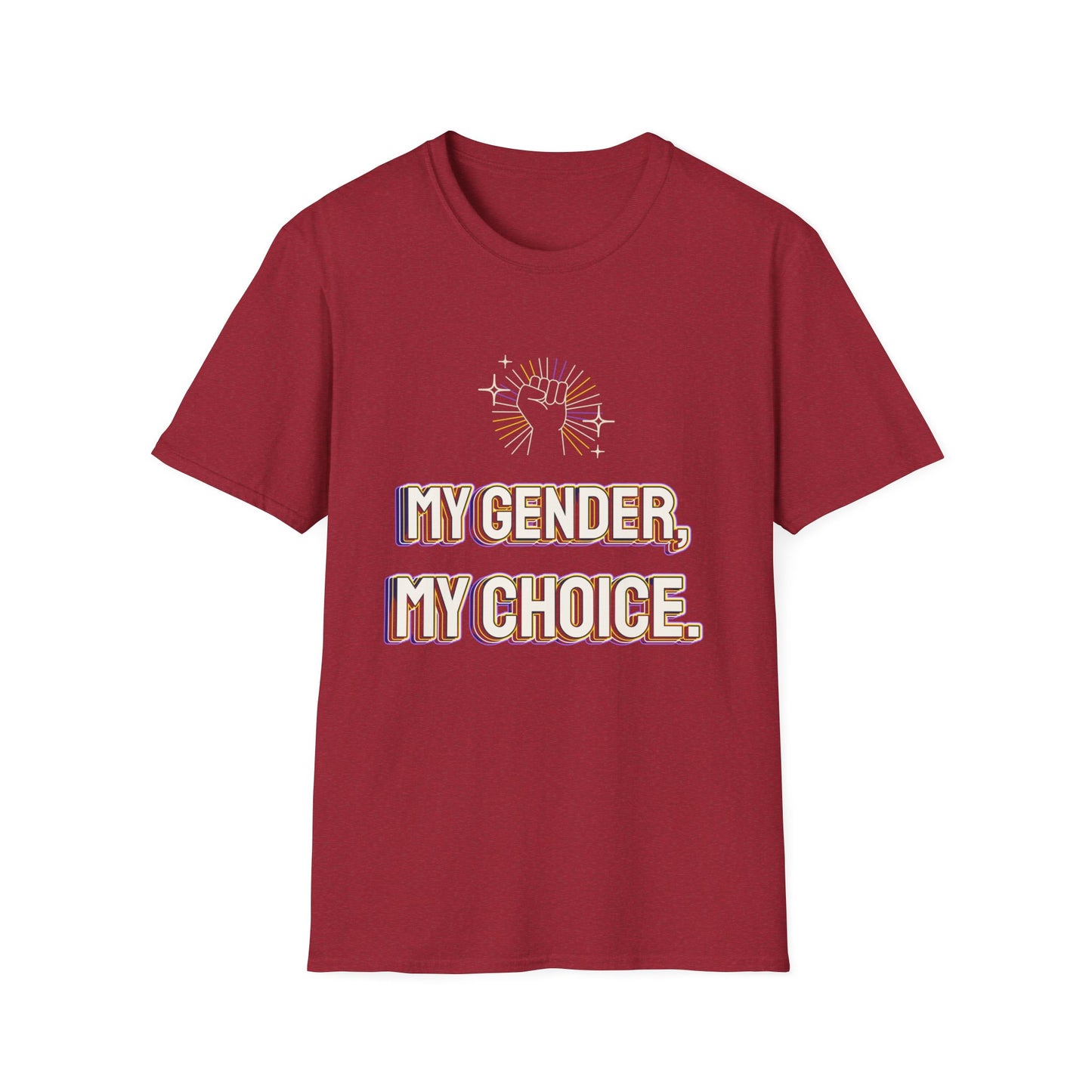 My Gender, My Choice Unisex Softstyle T-Shirt