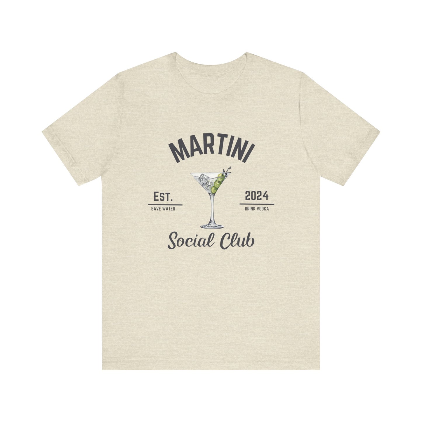 Martini Social Club Unisex Jersey Short Sleeve Tee