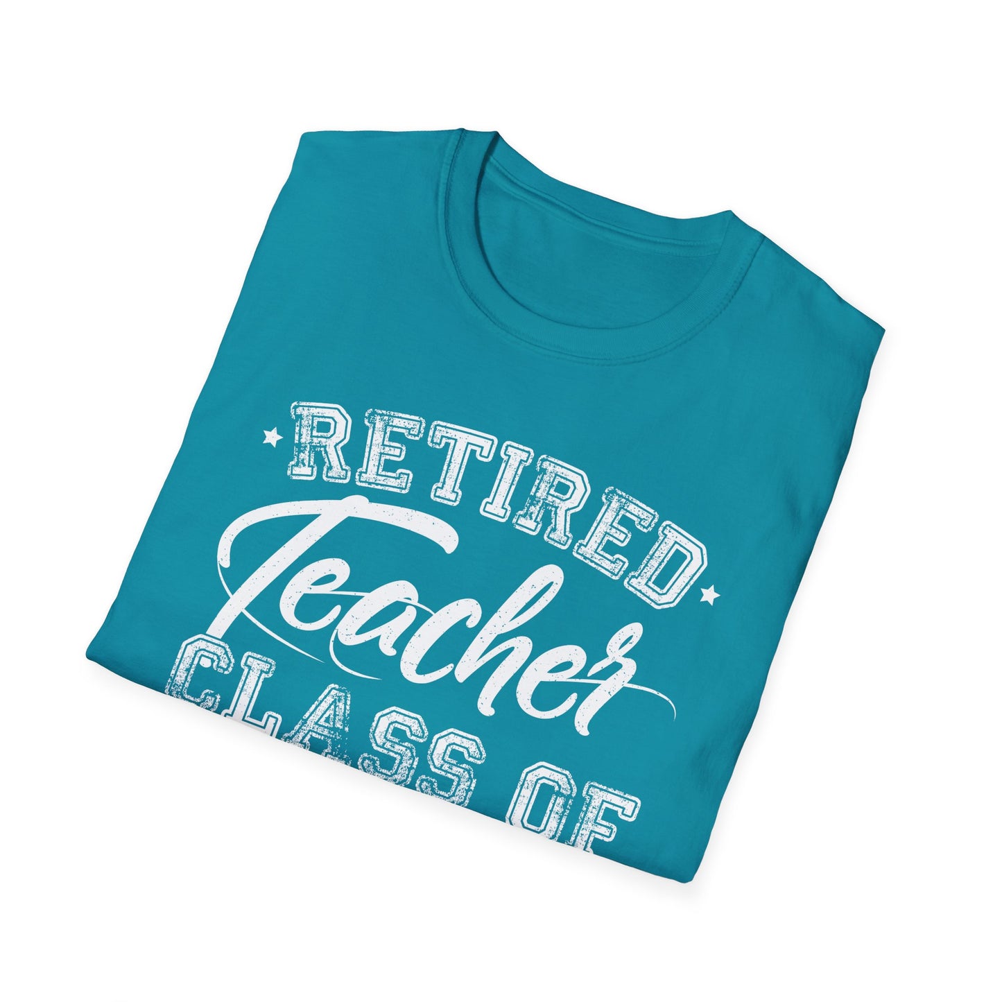 Retired Teacher '25 Unisex Softstyle T-Shirt