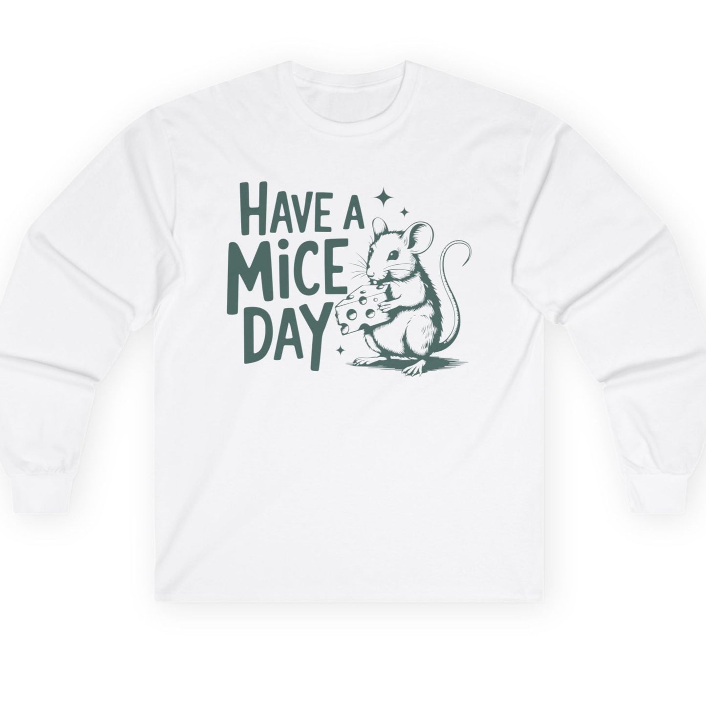 Mouse Funny Retro - Unisex Ultra Cotton Long Sleeve Tee