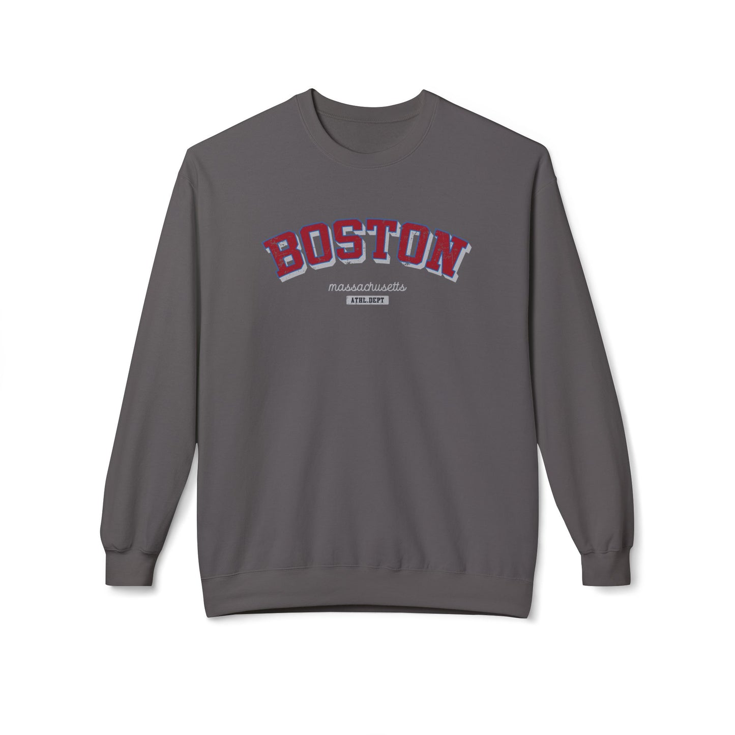 Boston Unisex Midweight Softstyle Fleece Crewneck Sweatshirt