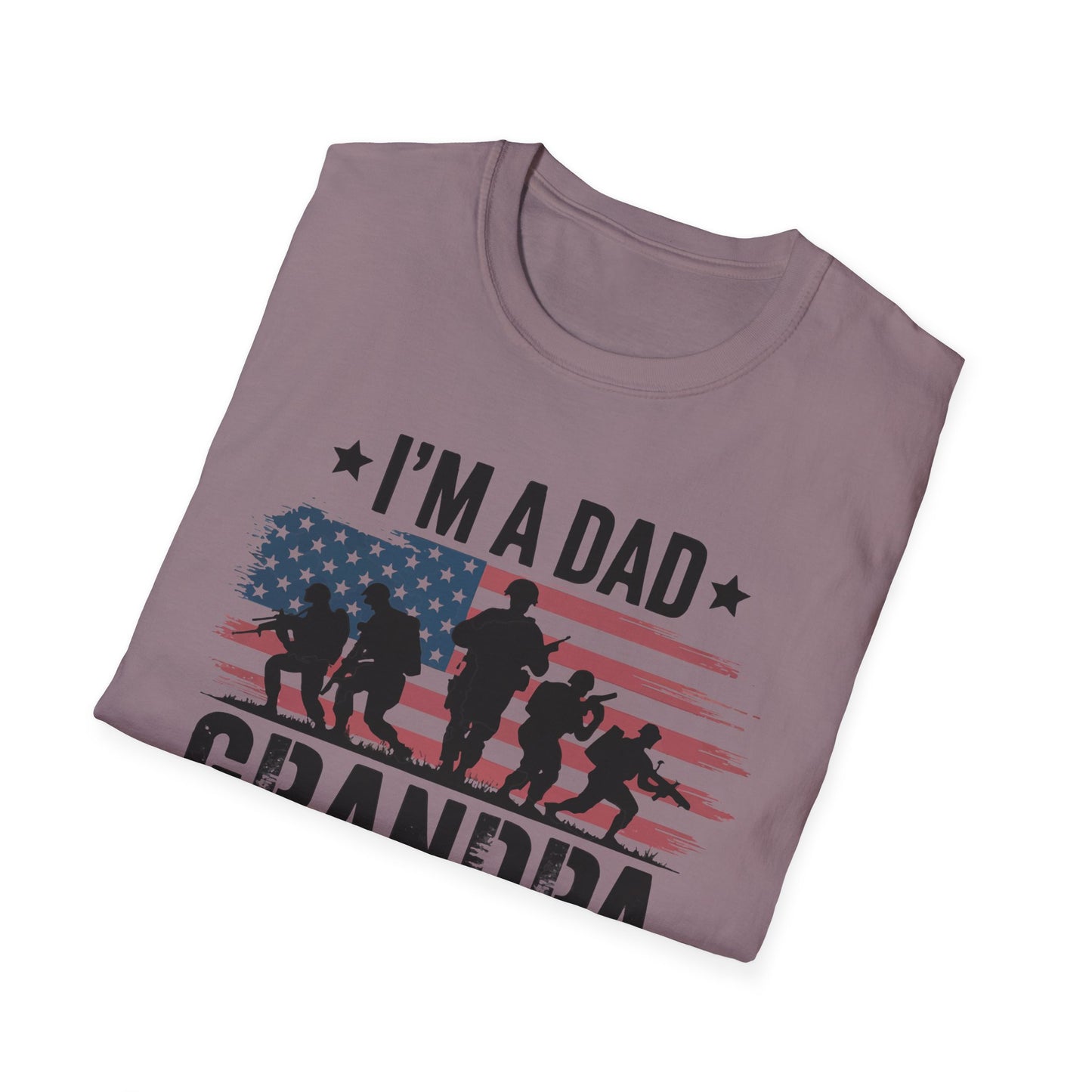 Dad, Grandpa, Veteran Unisex Softstyle T-Shirt