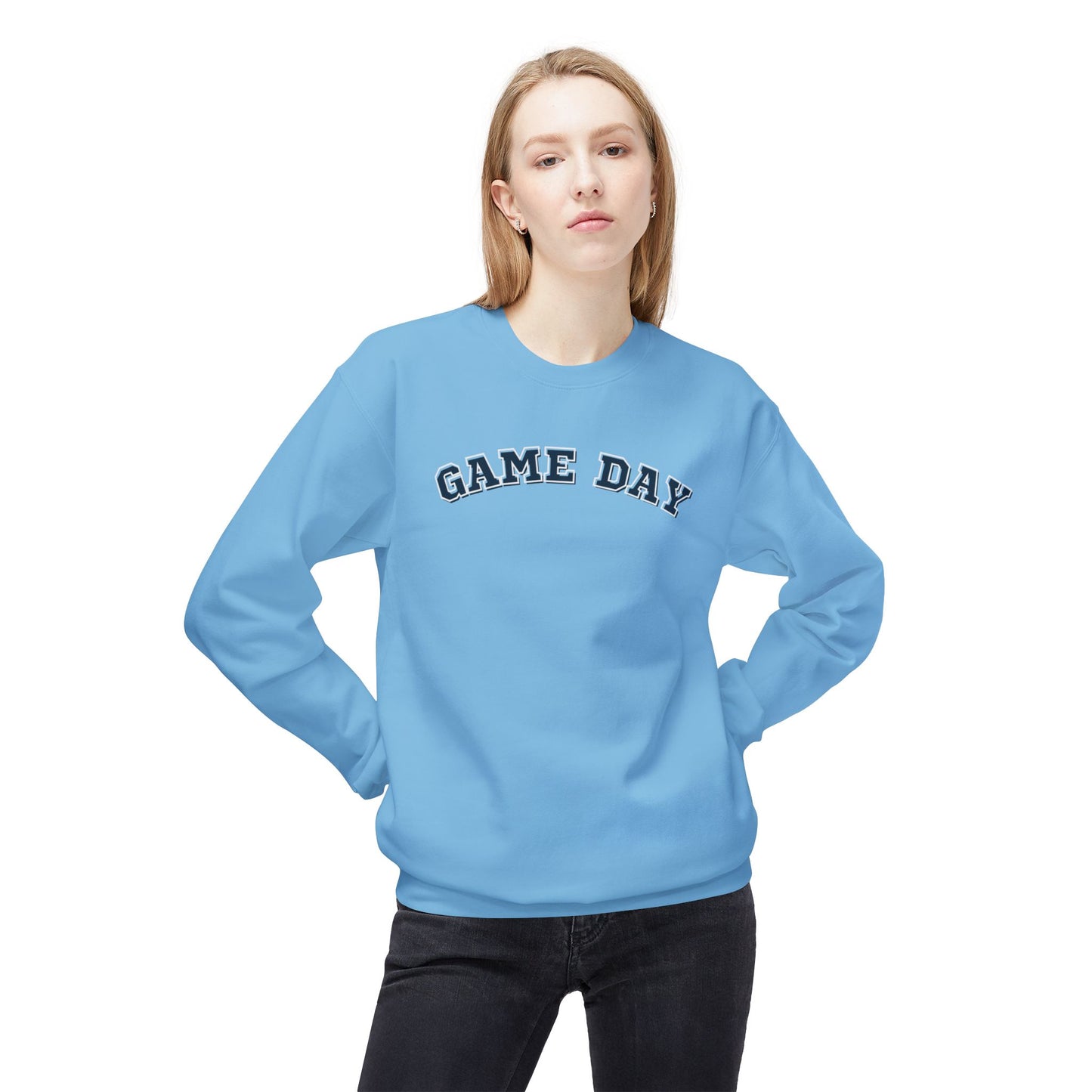 Game Day Unisex Midweight Softstyle Fleece Crewneck Sweatshirt