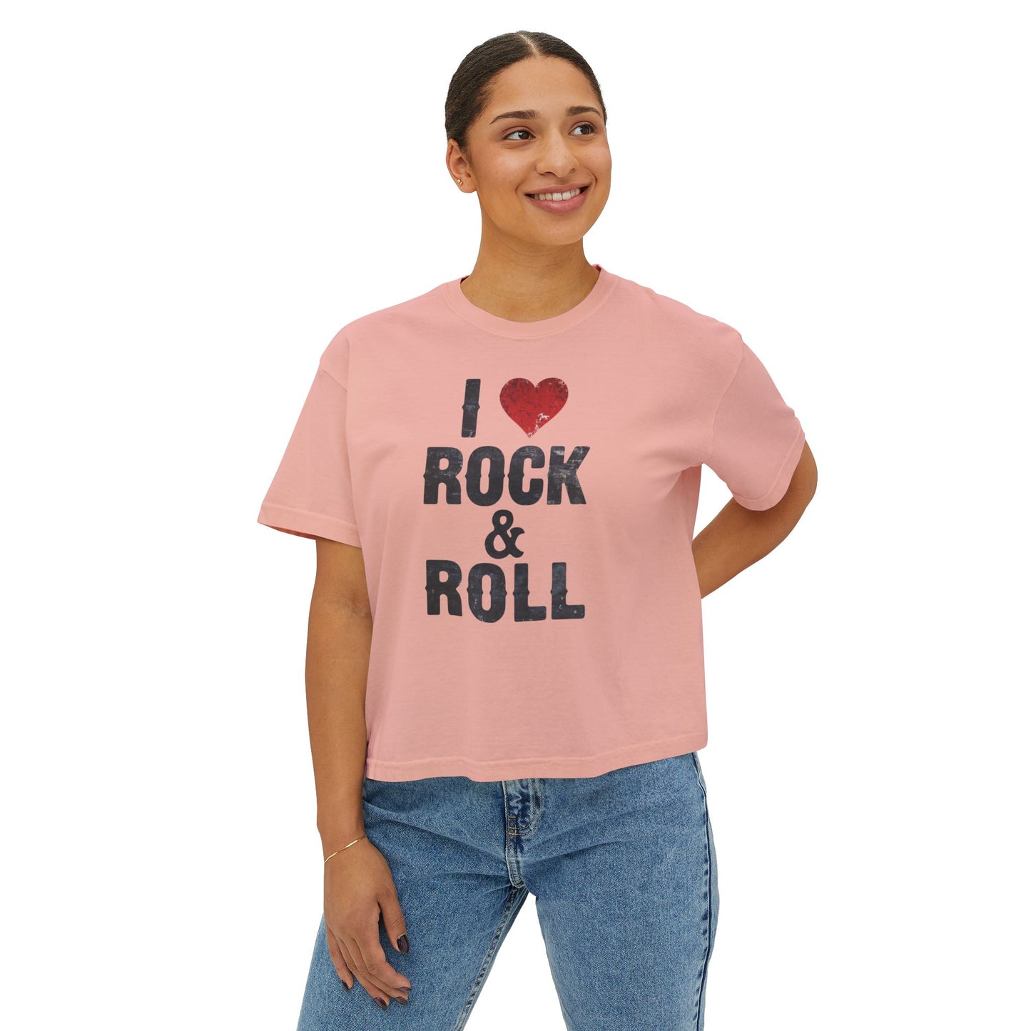 Rock & Roll Women's Boxy Tee