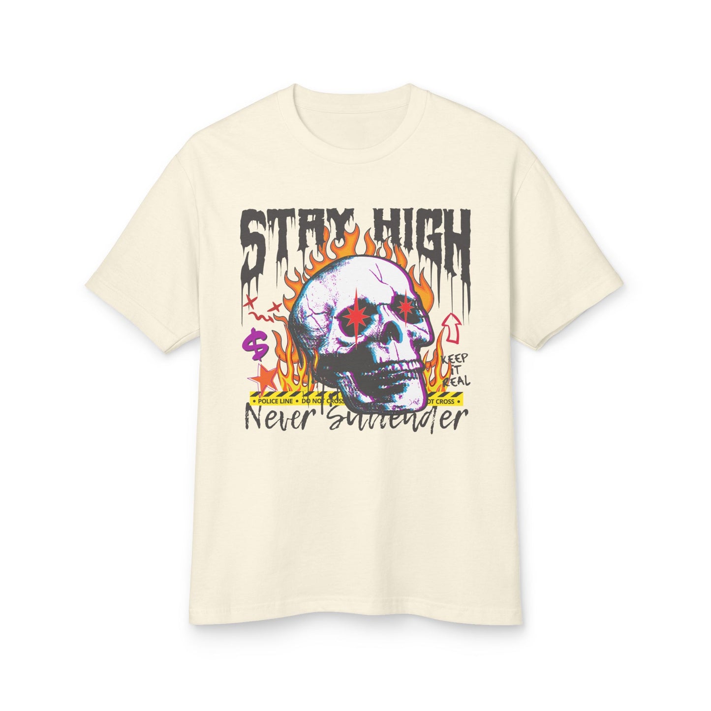 Stay High Unisex Garment-Dyed Heavyweight Cotton Tee