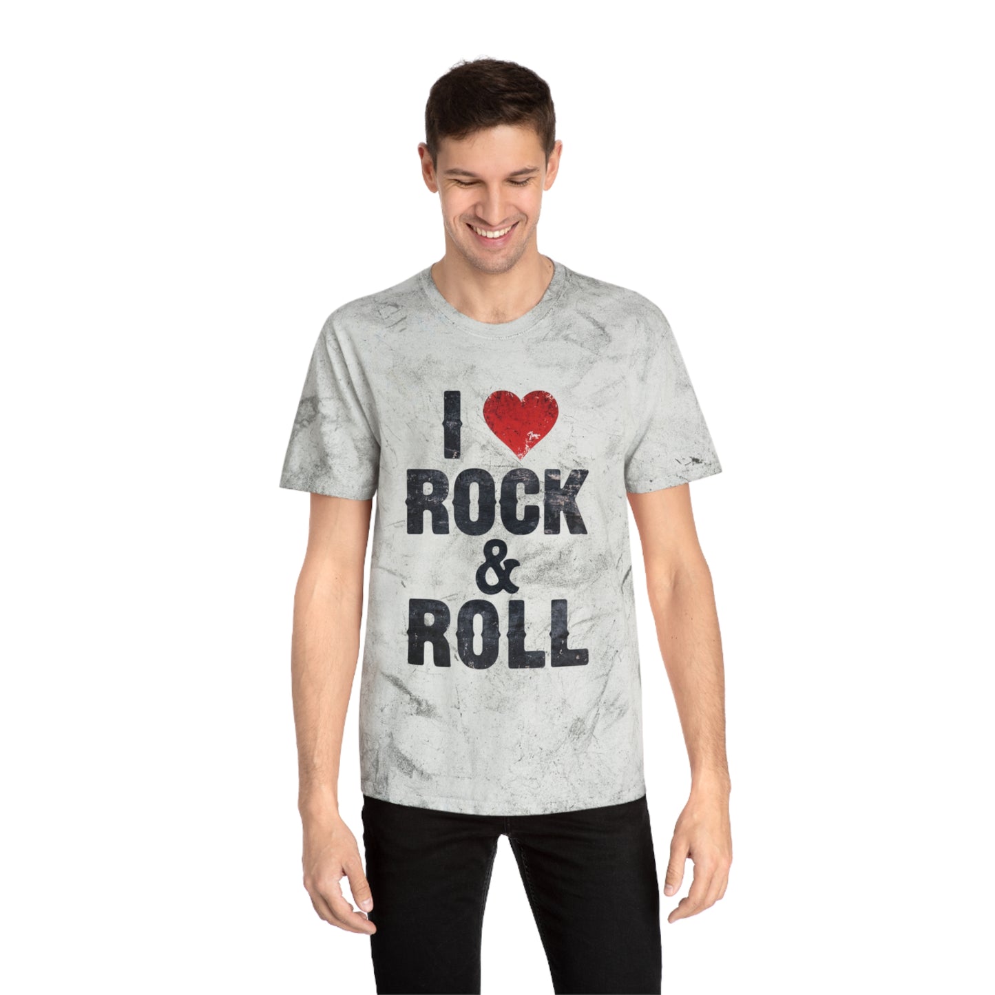 Rock & Roll Unisex Color Blast T-Shirt