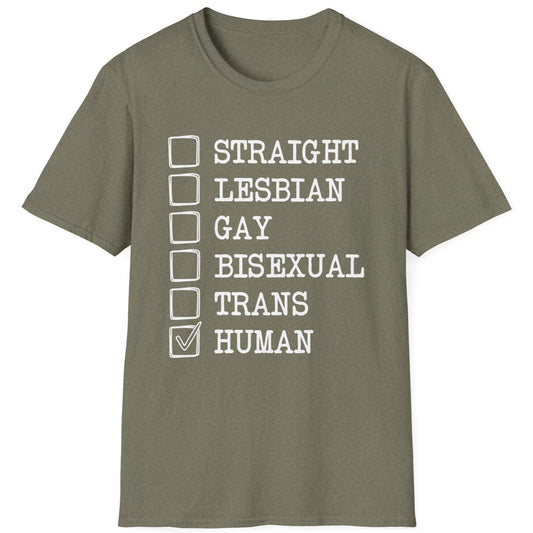 Human Pride Unisex Softstyle T-Shirt