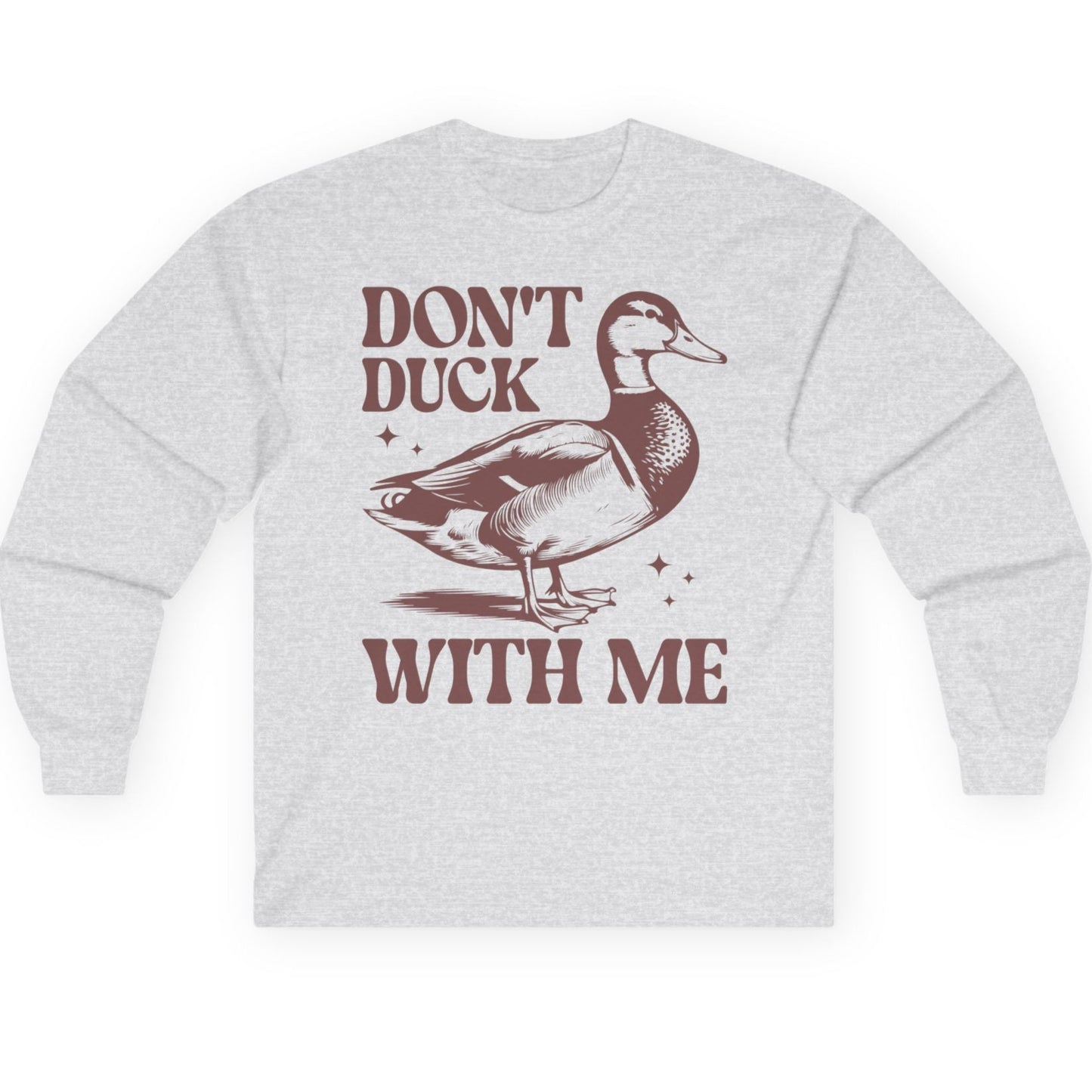 Funny Duck Retro Animal - Unisex Ultra Cotton Long Sleeve Tee