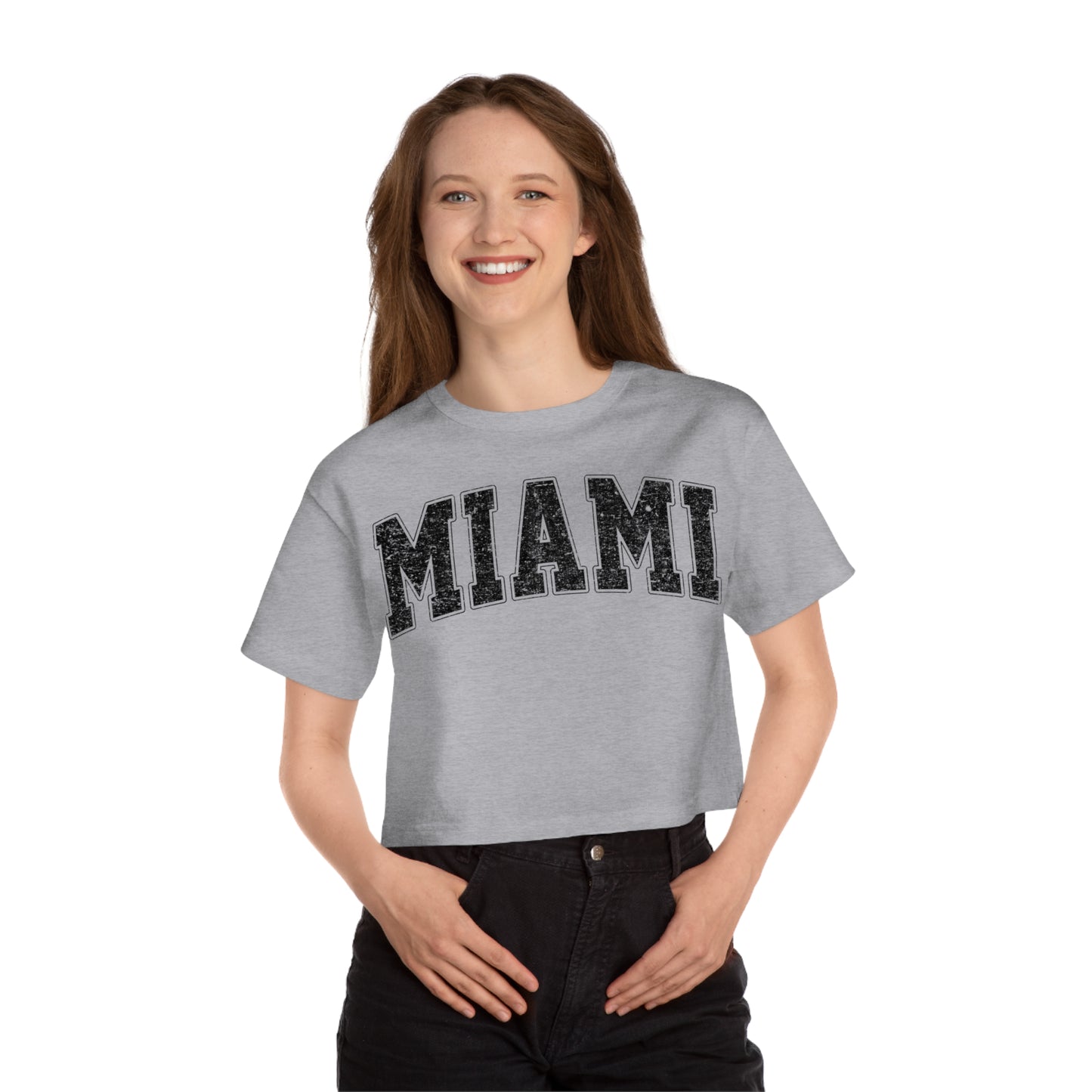 Miami Champion Women's Heritage Cropped T-Shirt