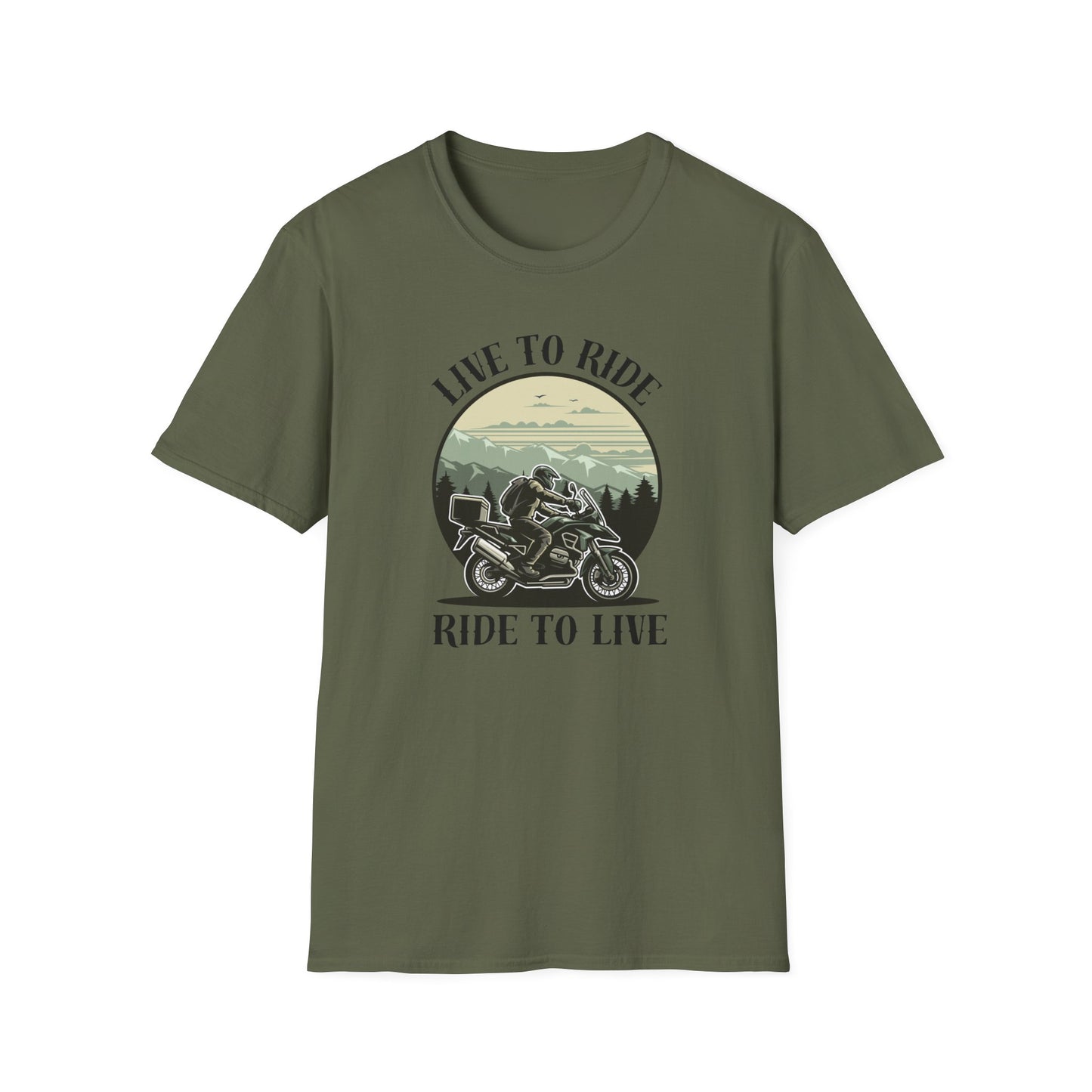 Live to Ride Unisex Softstyle T-Shirt