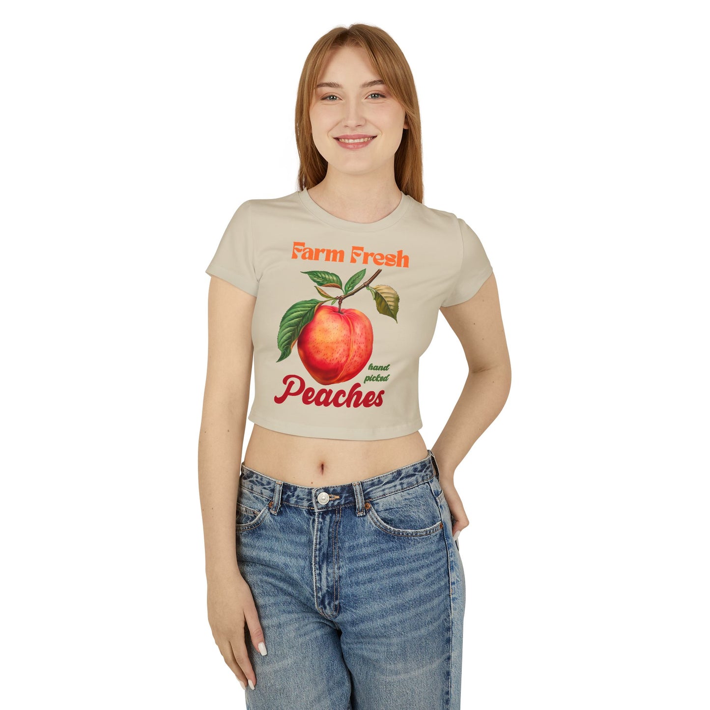 Farm Fresh Peaches Women's Baby Tee