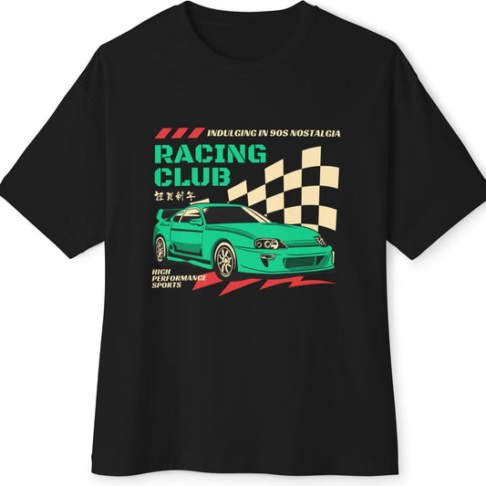 Racing Club Unisex Oversized Boxy Tee