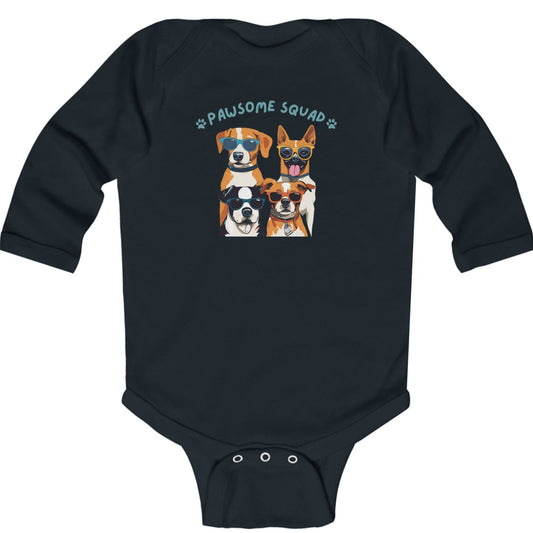 Pawsome Squad Infant Long Sleeve Bodysuit