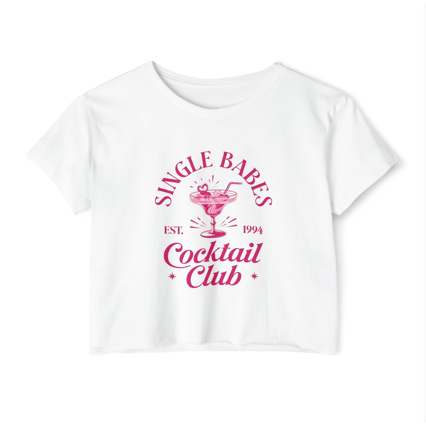 Single Babes Women's Festival Crop Top