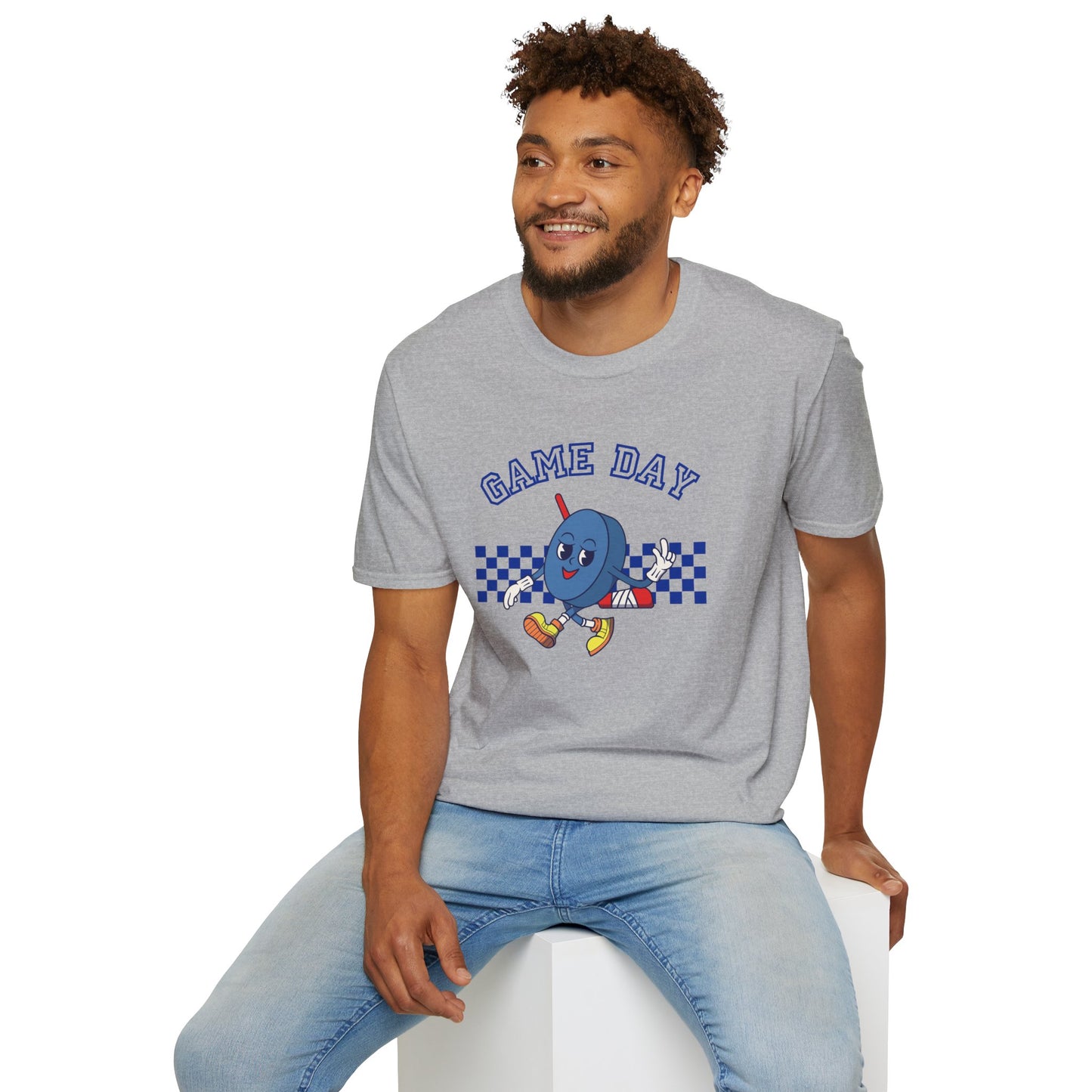 Hockey Game Day Unisex Softstyle T-Shirt