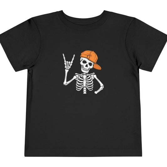 Cool Skeleton Toddler Short Sleeve Tee