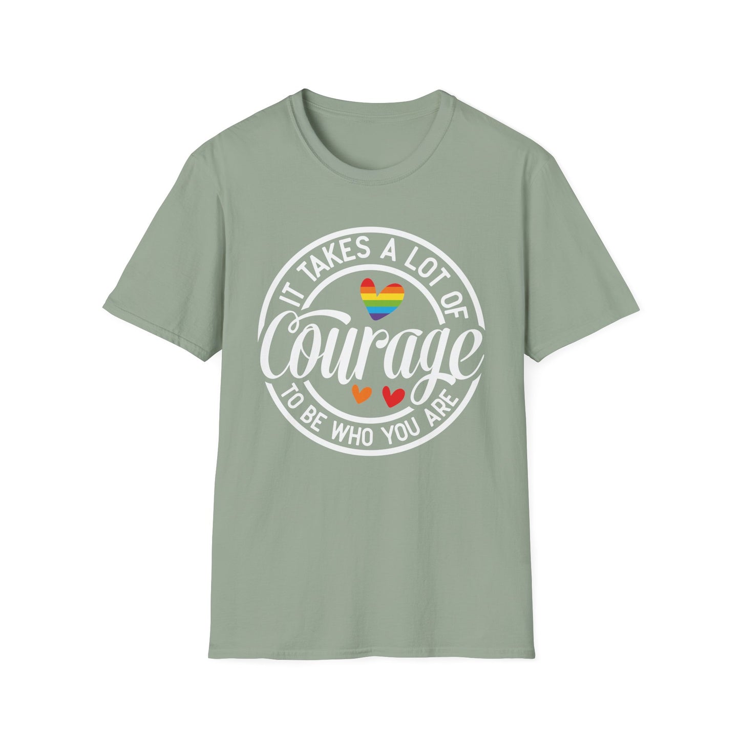 Courage Pride Unisex Softstyle T-Shirt