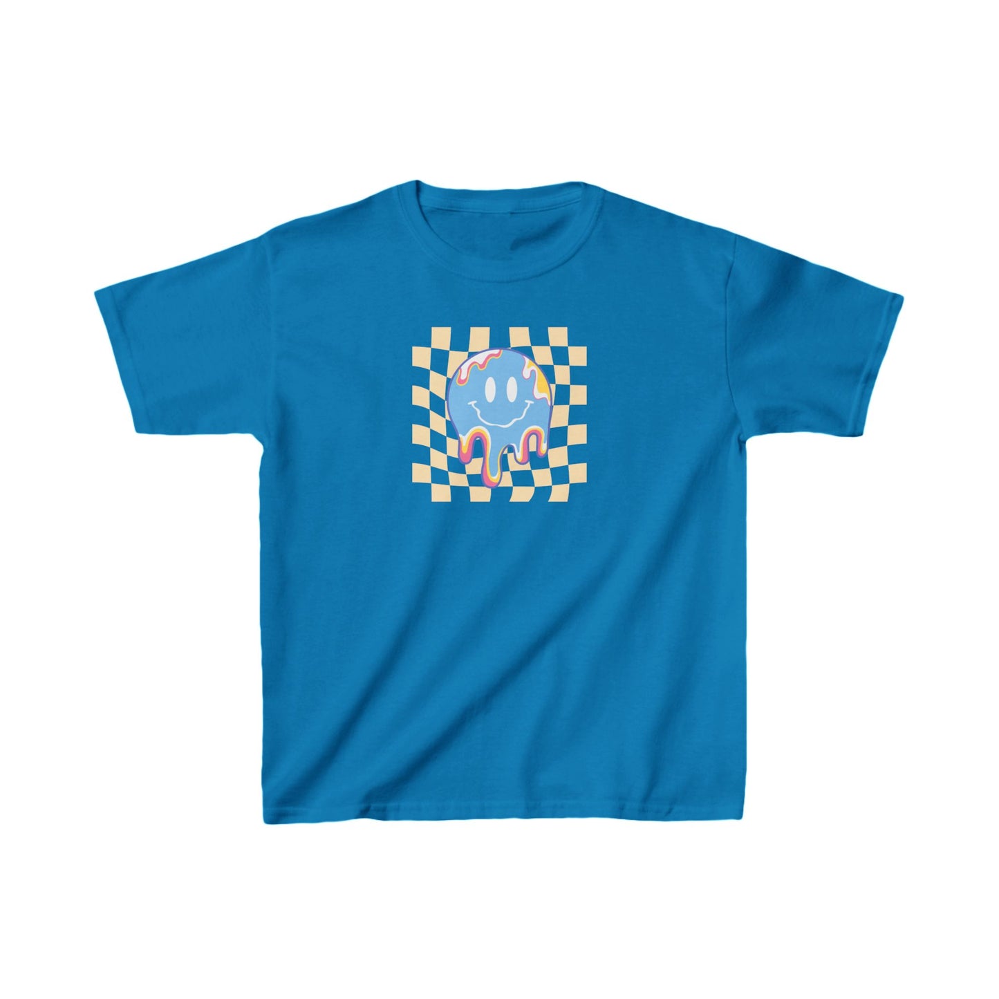 Retro Smiley Kids Face Heavy Cotton™ Tee