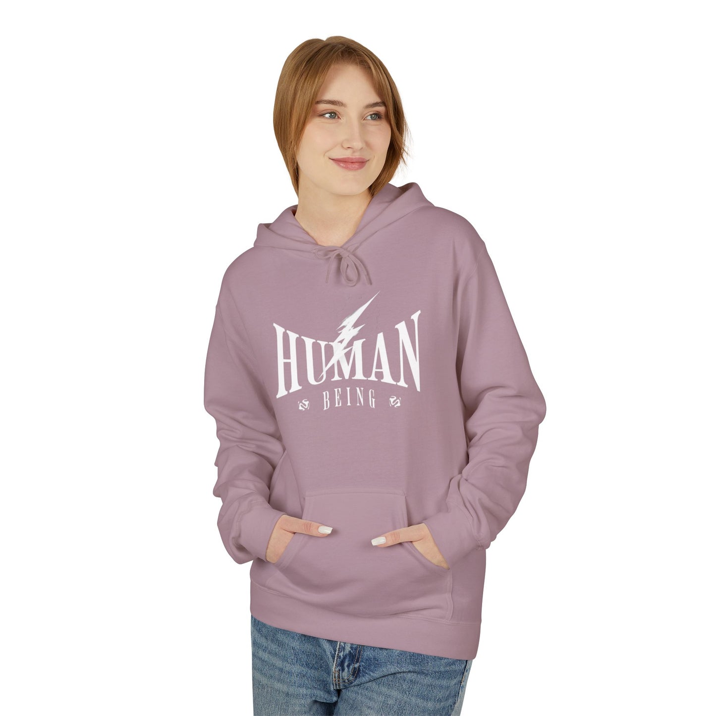 Human Being Unisex Midweight Softstyle Fleece Hoodie