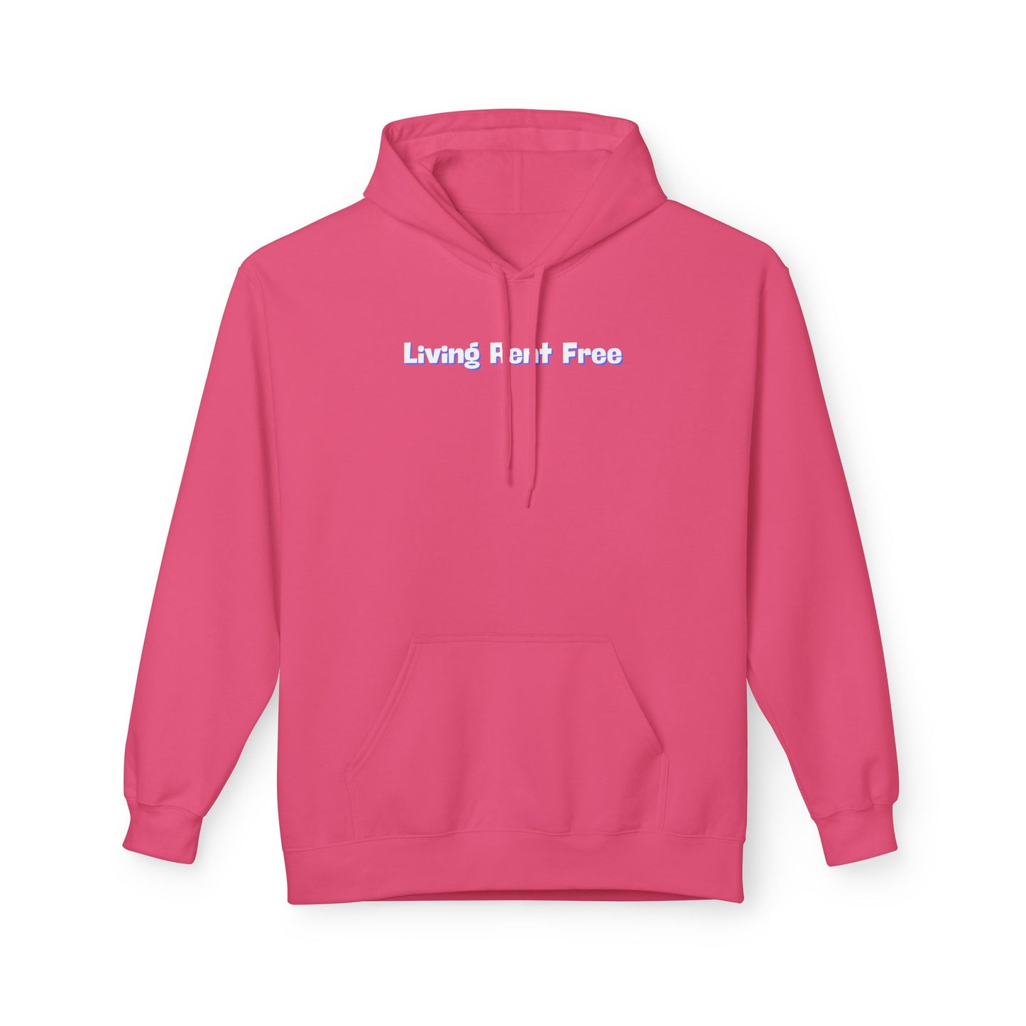 Living Rent Free Unisex Midweight Softstyle Fleece Hoodie