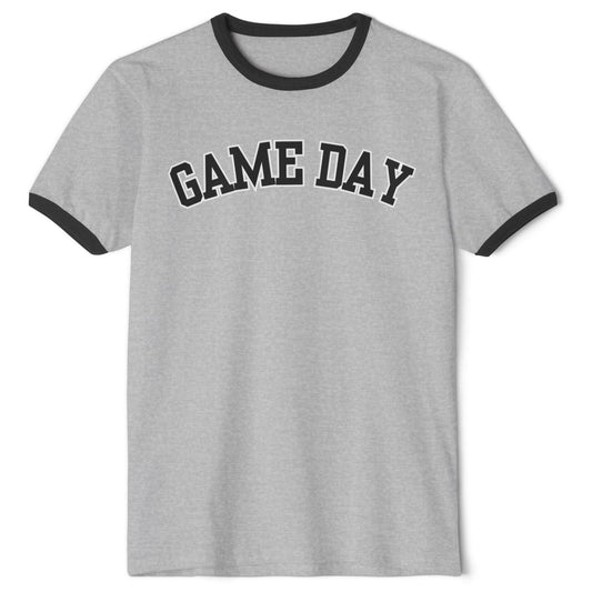 Game Day Cotton Unisex Ringer T-Shirt