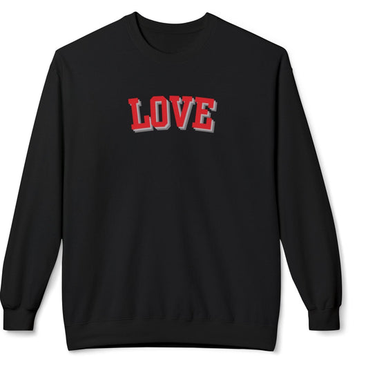 Love Unisex Midweight Softstyle Fleece Crewneck Sweatshirt