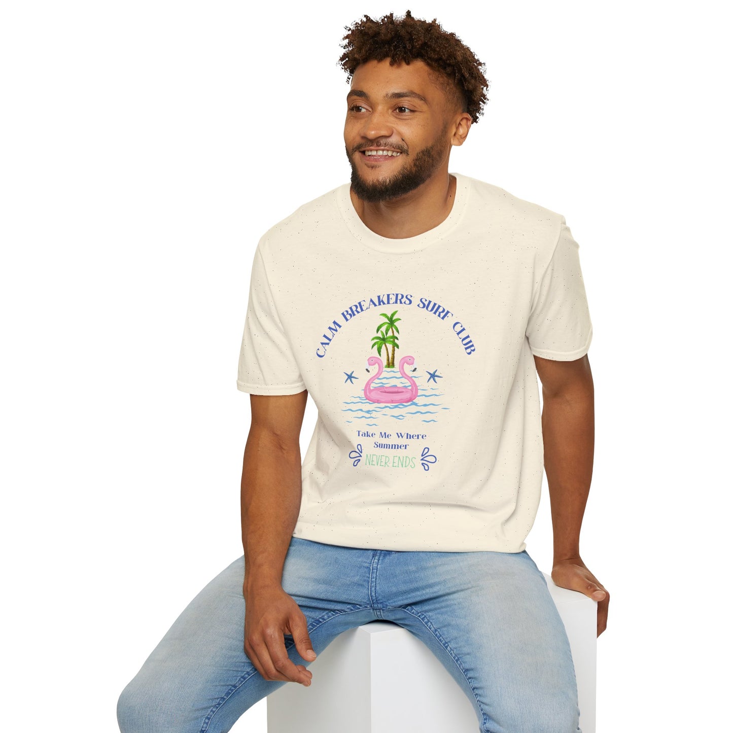 Calm Breakers Unisex Softstyle T-Shirt