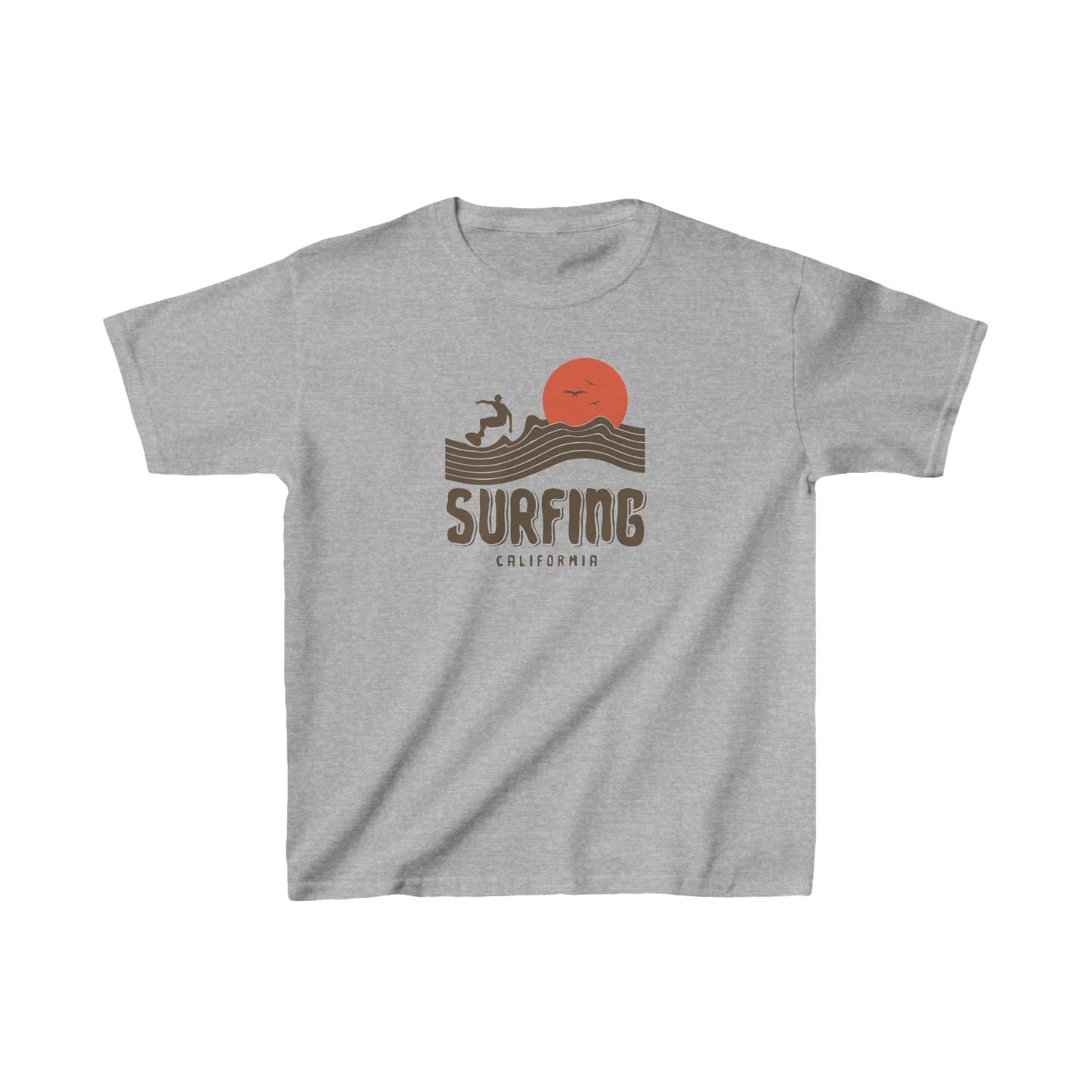 Surfing California Kids Heavy Cotton™ Tee