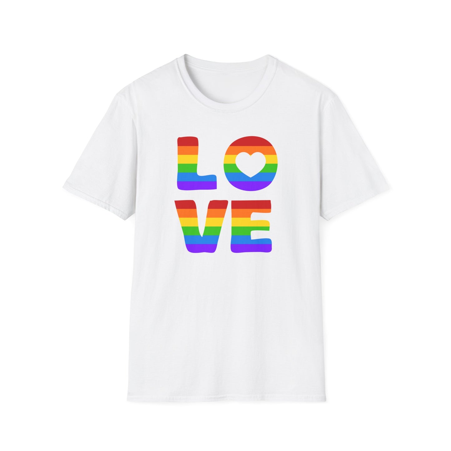 Love Pride Unisex Softstyle T-Shirt