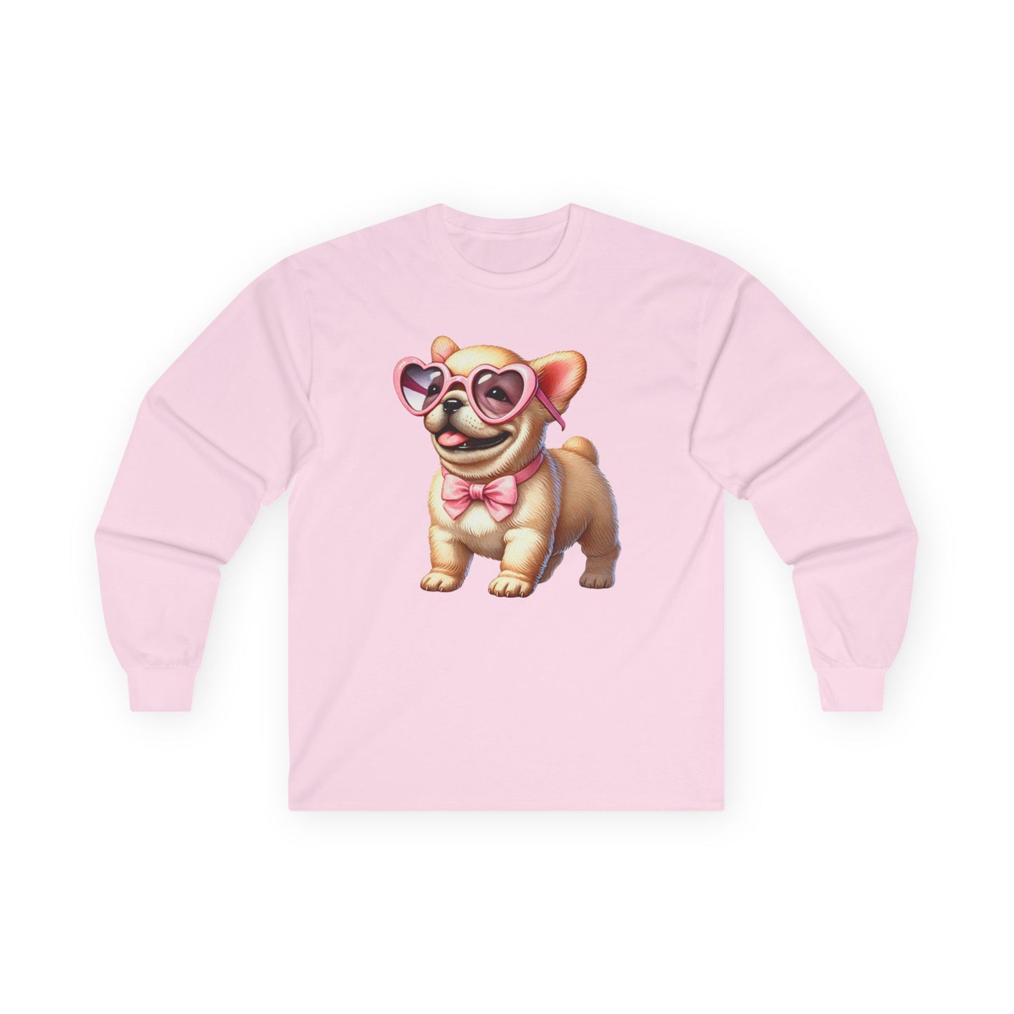 Valentine's Cute Dog Long Sleeve Tee